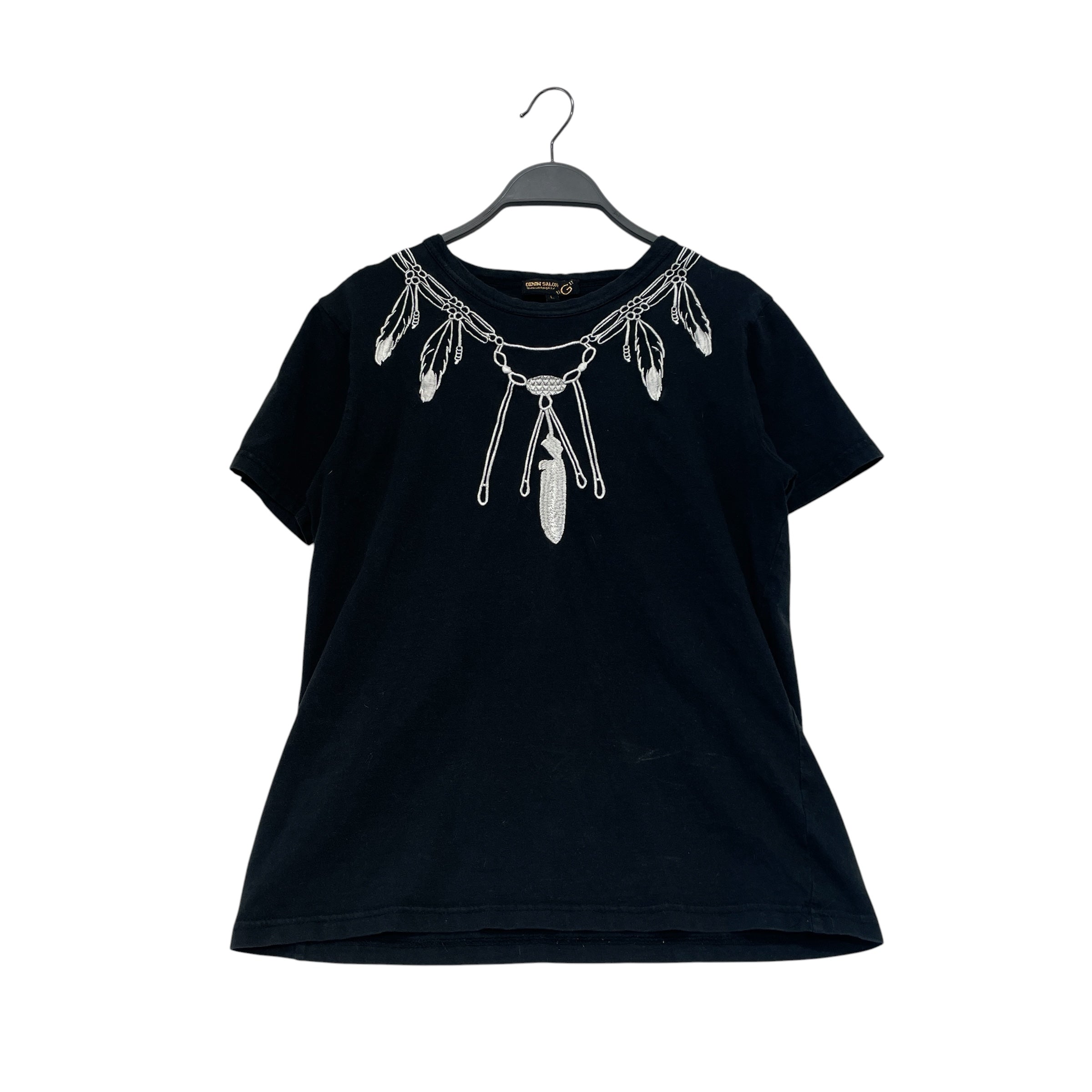 denim salon/T-Shirt/1/Cotton/BLK/Graphic/navajoi angel t shirt view 1