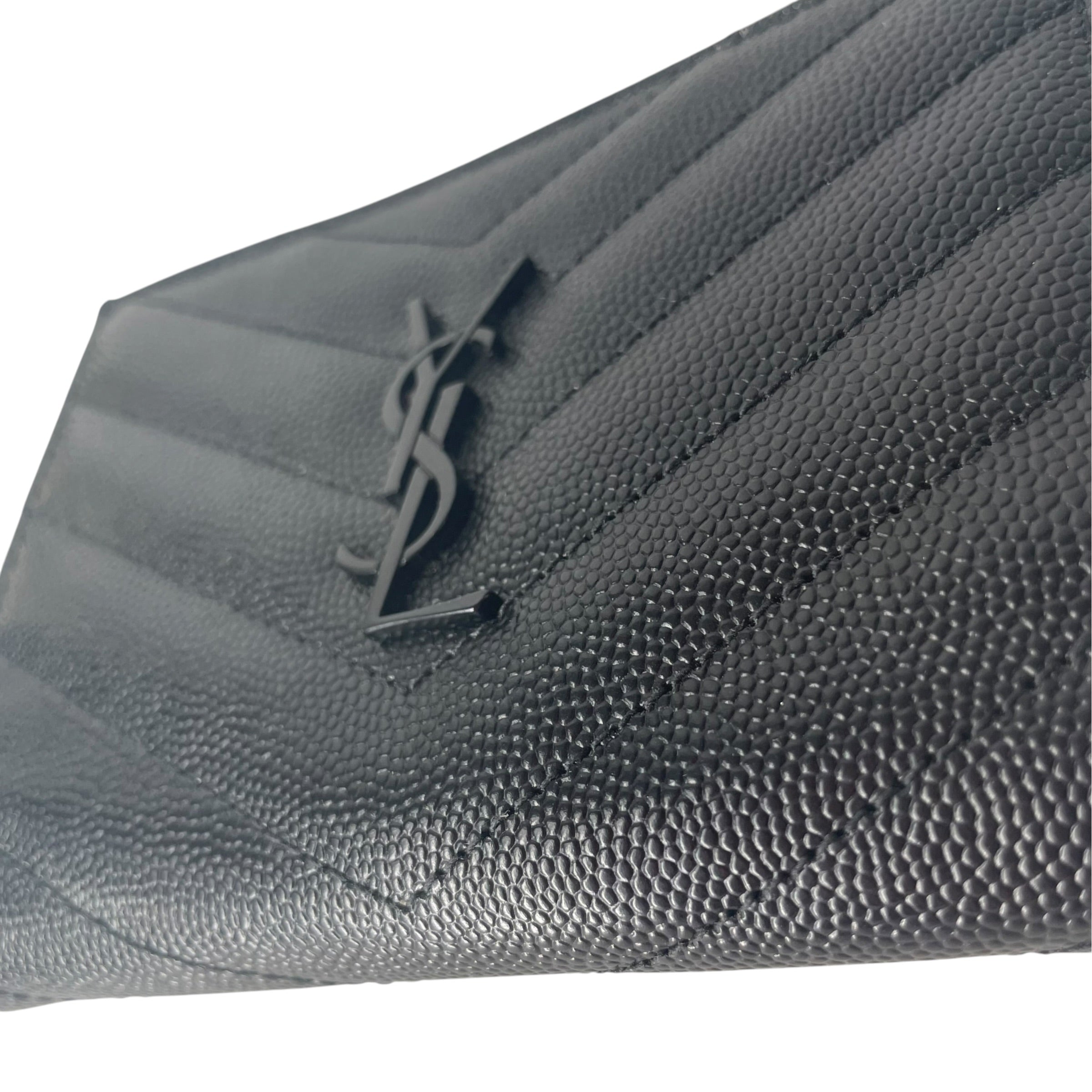 SAINT LAURENT/Wallet/Leather/BLK/M's/CASSANDRA view 6