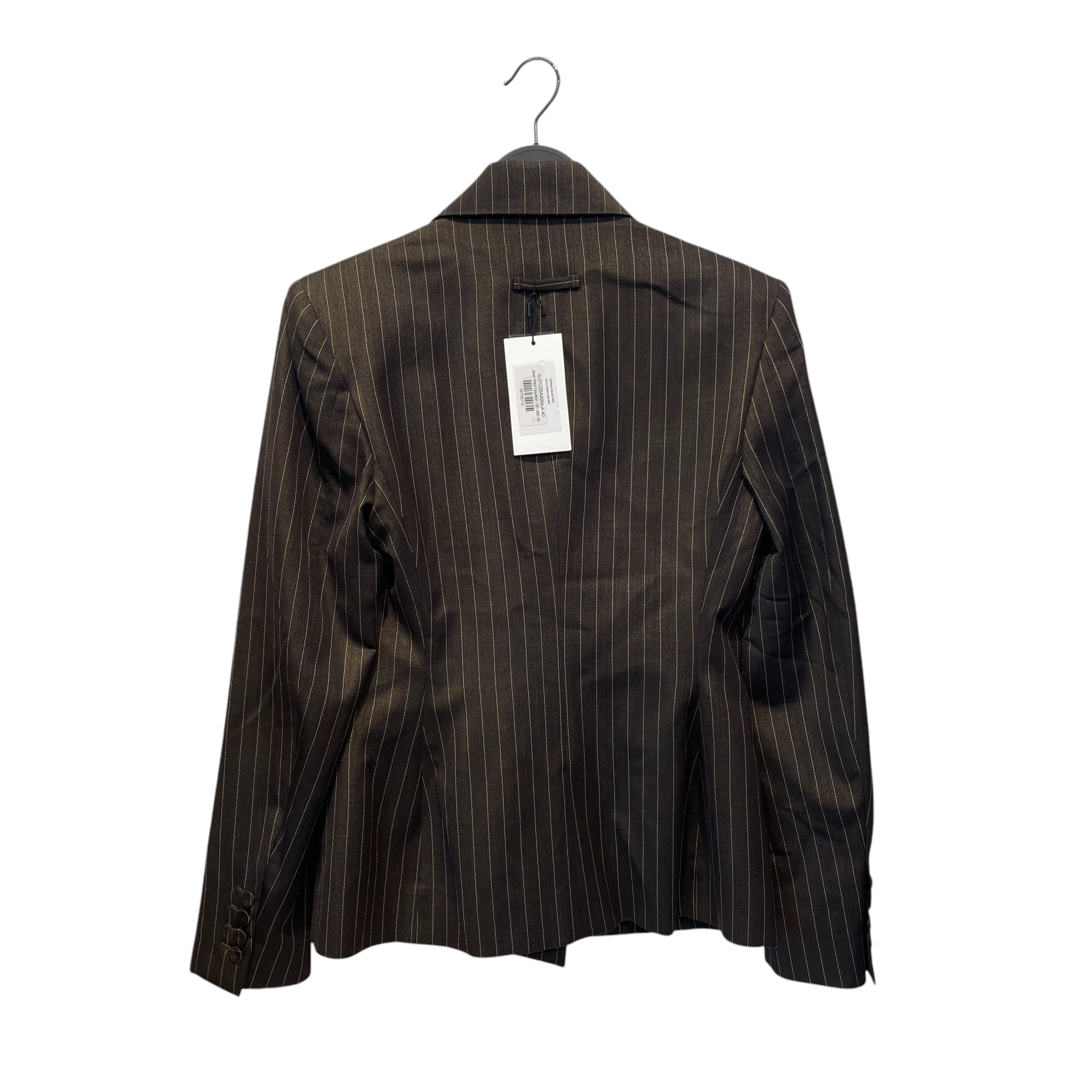Jean Paul Gaultier/Jacket/40/Cotton/BRW/Stripe/DOUBLE BREASTED BLAZER view 5