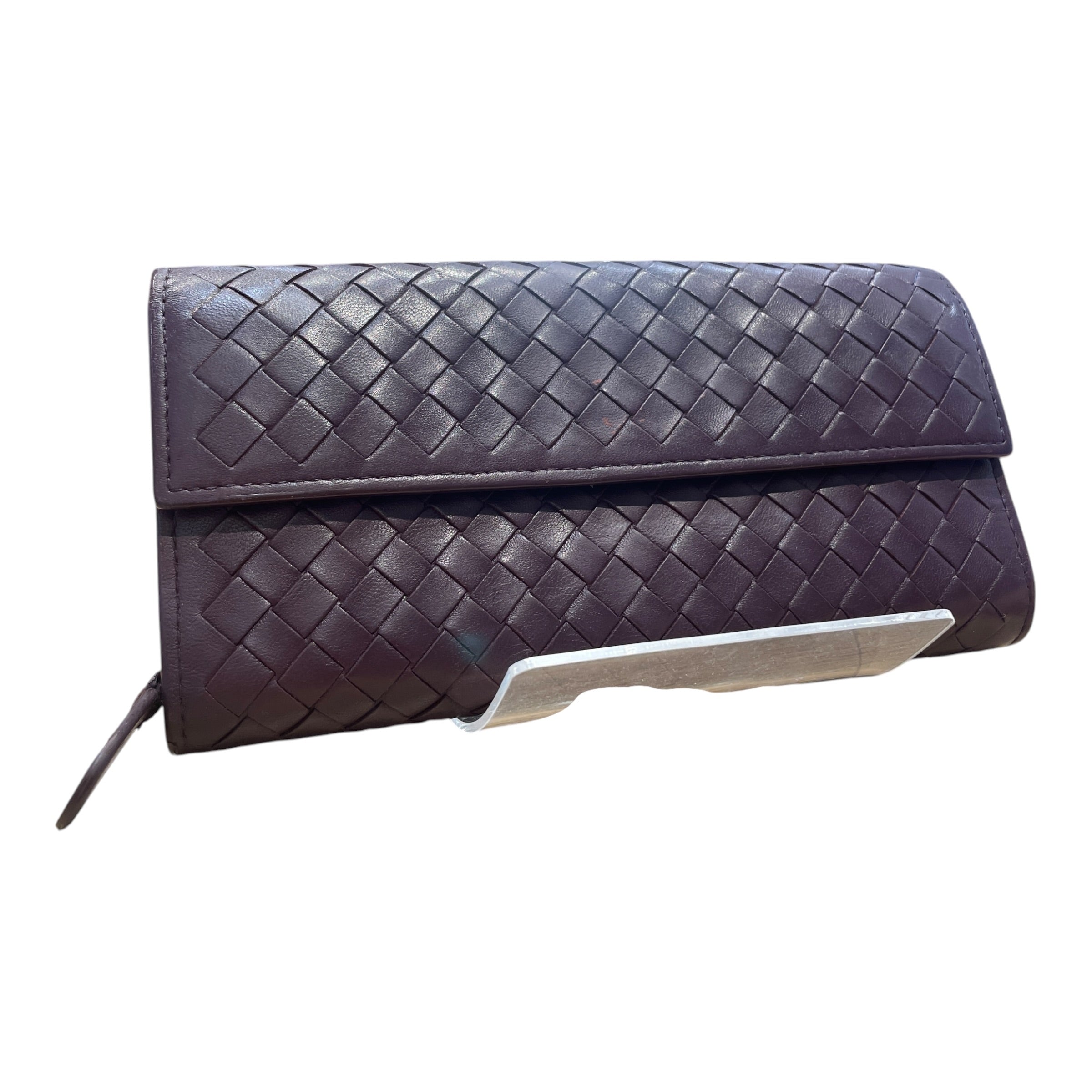 BOTTEGA VENETA/Long Wallet/Leather/PPL/L's/Intrecciato Nappa Continental view 1