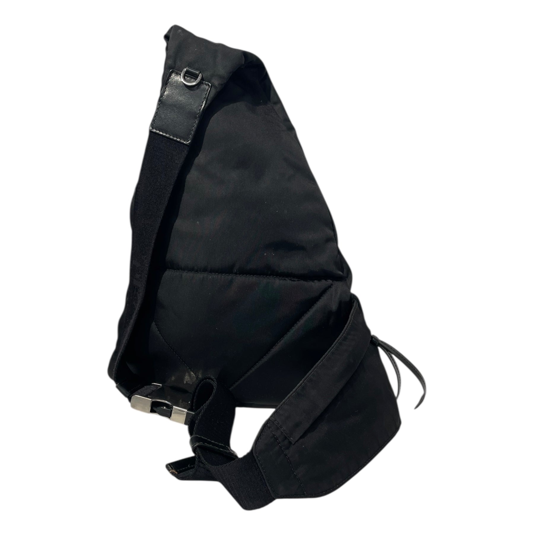 PRADA/Cross Body Bag/M/Nylon/BLK/Prada Re-Nylon view 2