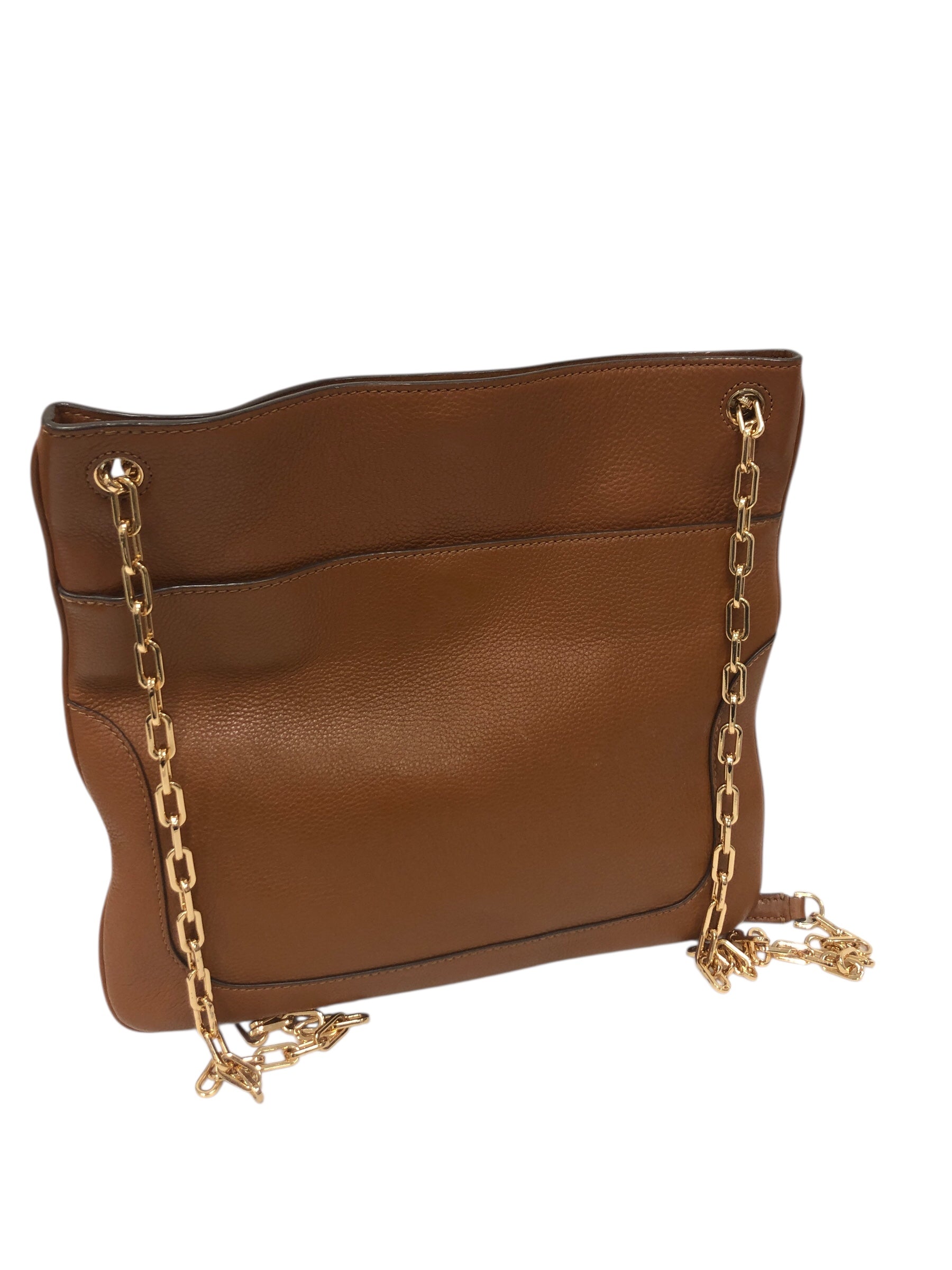 TORY BURCH/Hand Bag/Leather/CML/sliding chain view 2