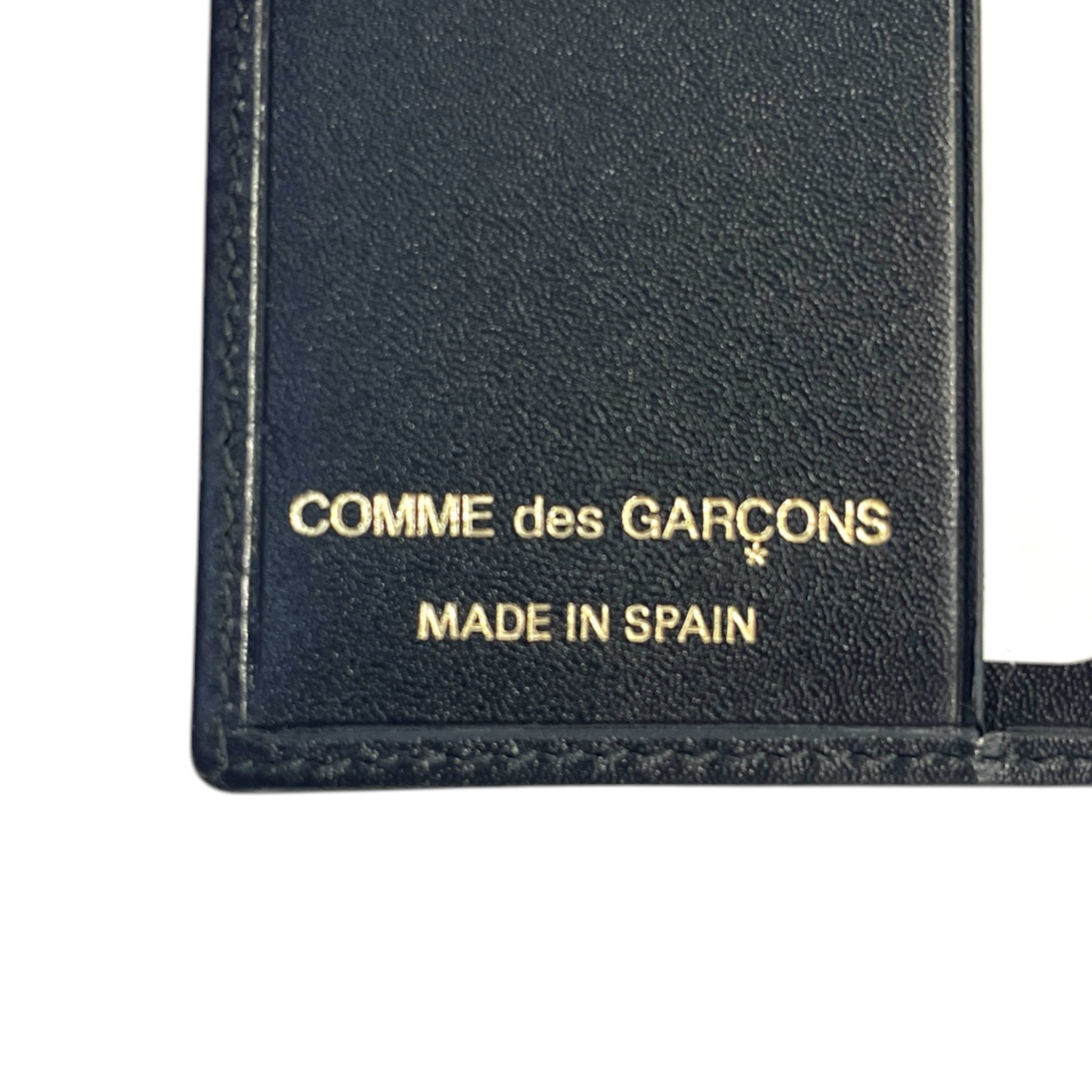 COMME des GARCONS/Bifold Wallet/Leather/BLK/ view 4