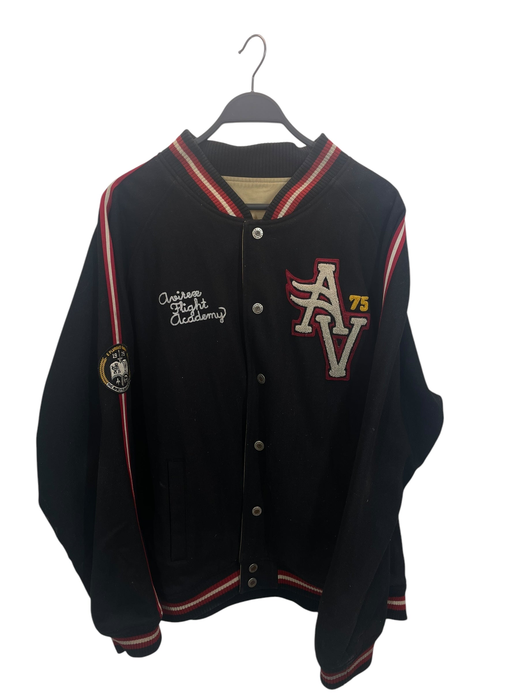AVIREX/Jacket/XL/Wool/BLK/RN 113 487 A75 view 1