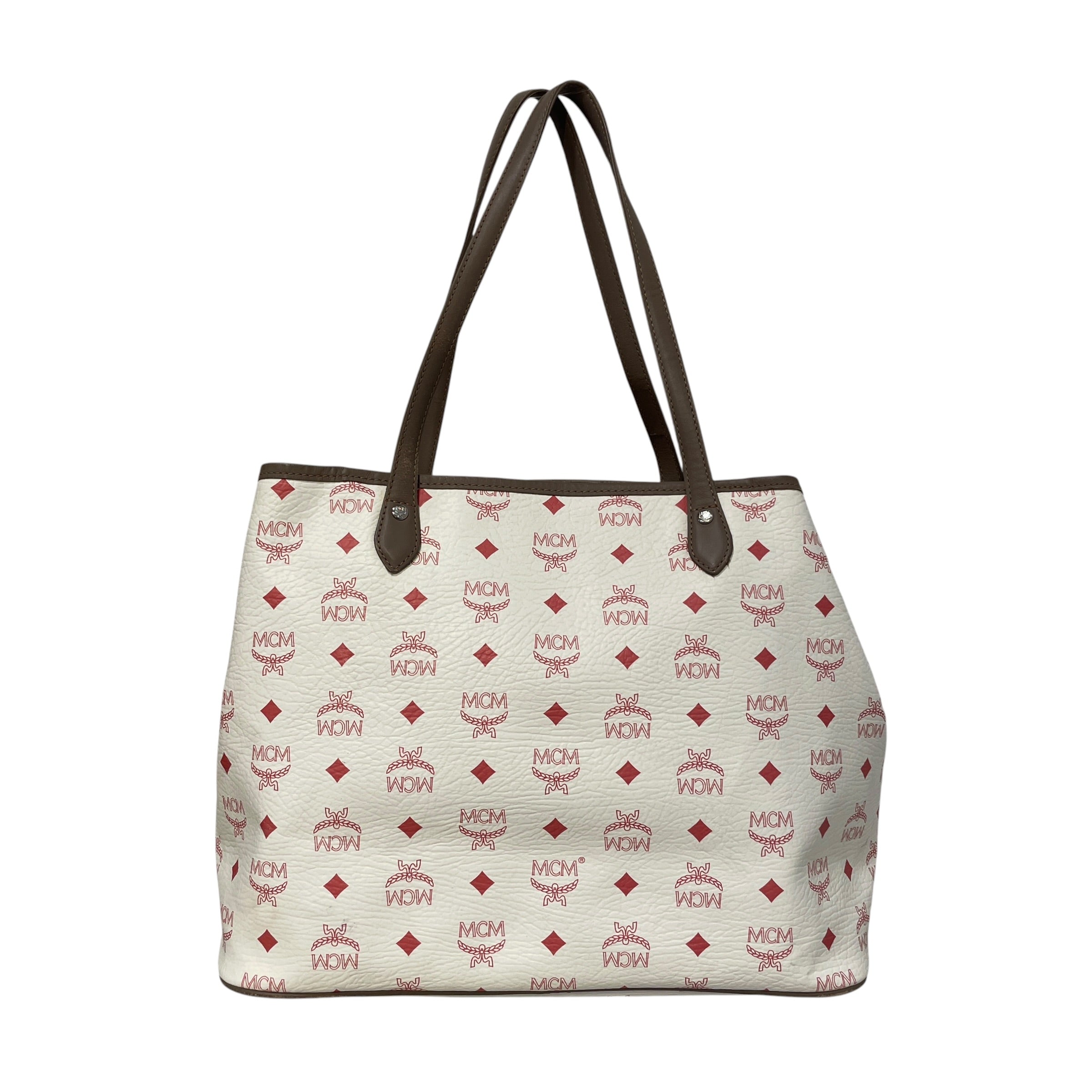 MCM/Tote Bag/Monogram/Leather/WHT/Lion Princess Tote bag view 2