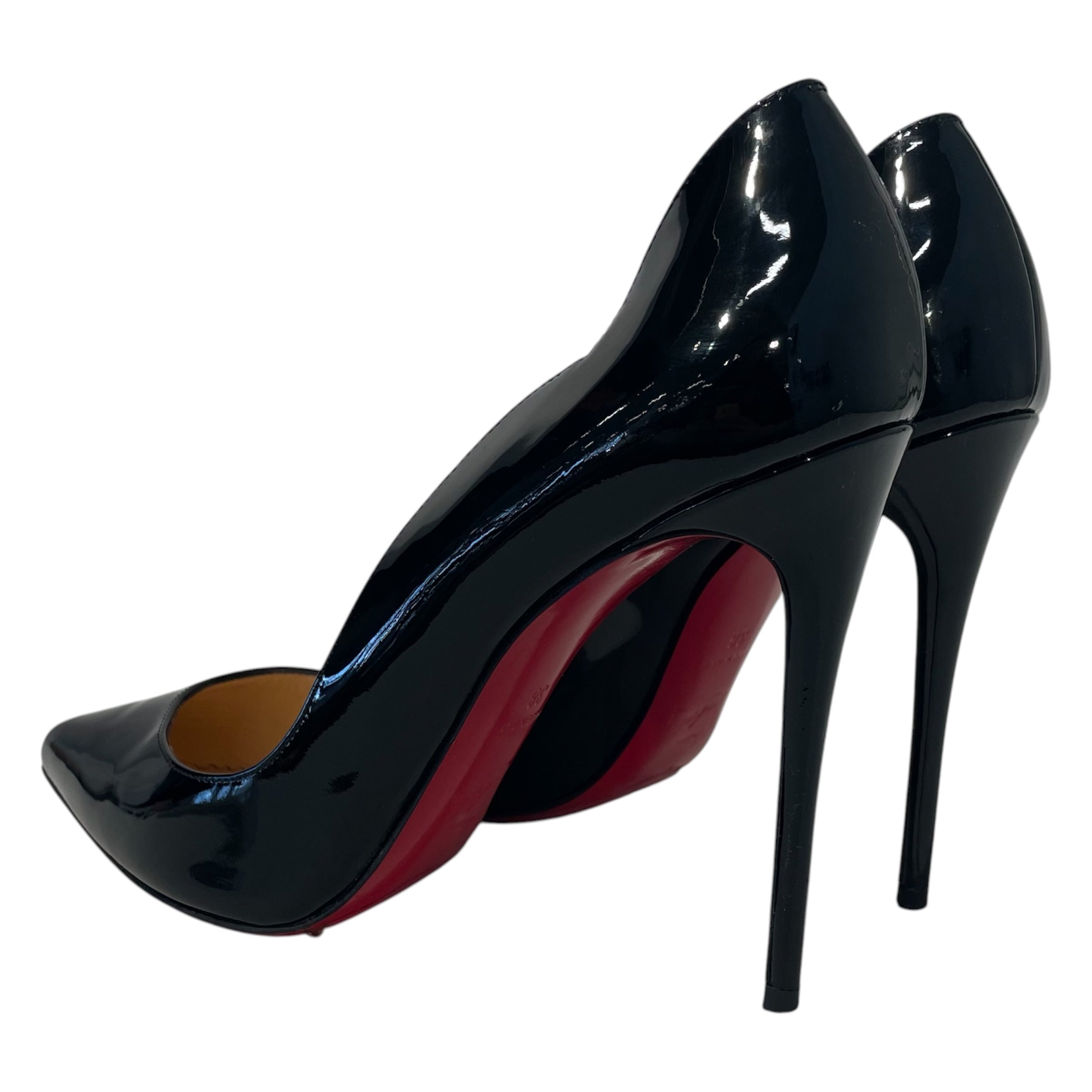 Christian Louboutin/Heels/EU 38/Leather/BLK/ view 2