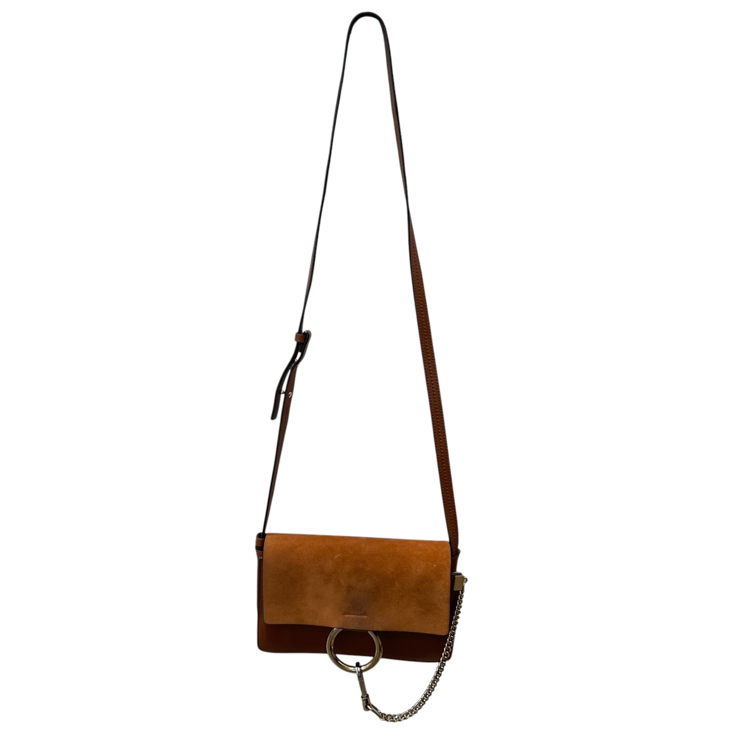 Chloe/Hand Bag/Suede/BRW/FAYE SUEDE SHOLDER BAG view 1