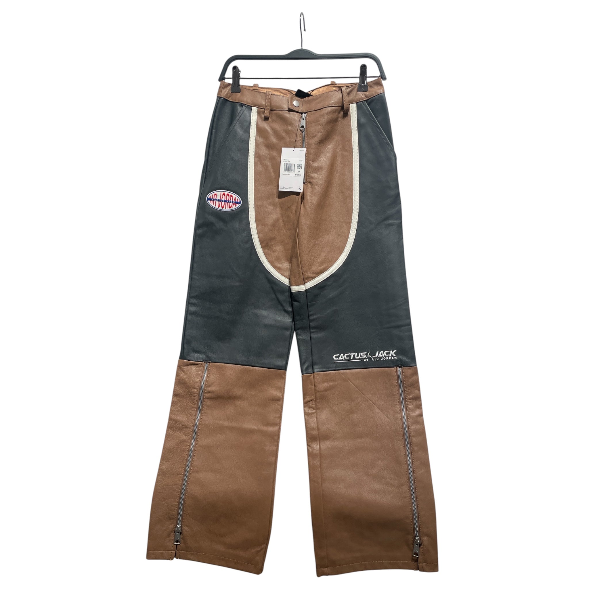 JORDAN BRAND/CACTUS JACK/Straight Pants/4/Leather/BRW/ view 1