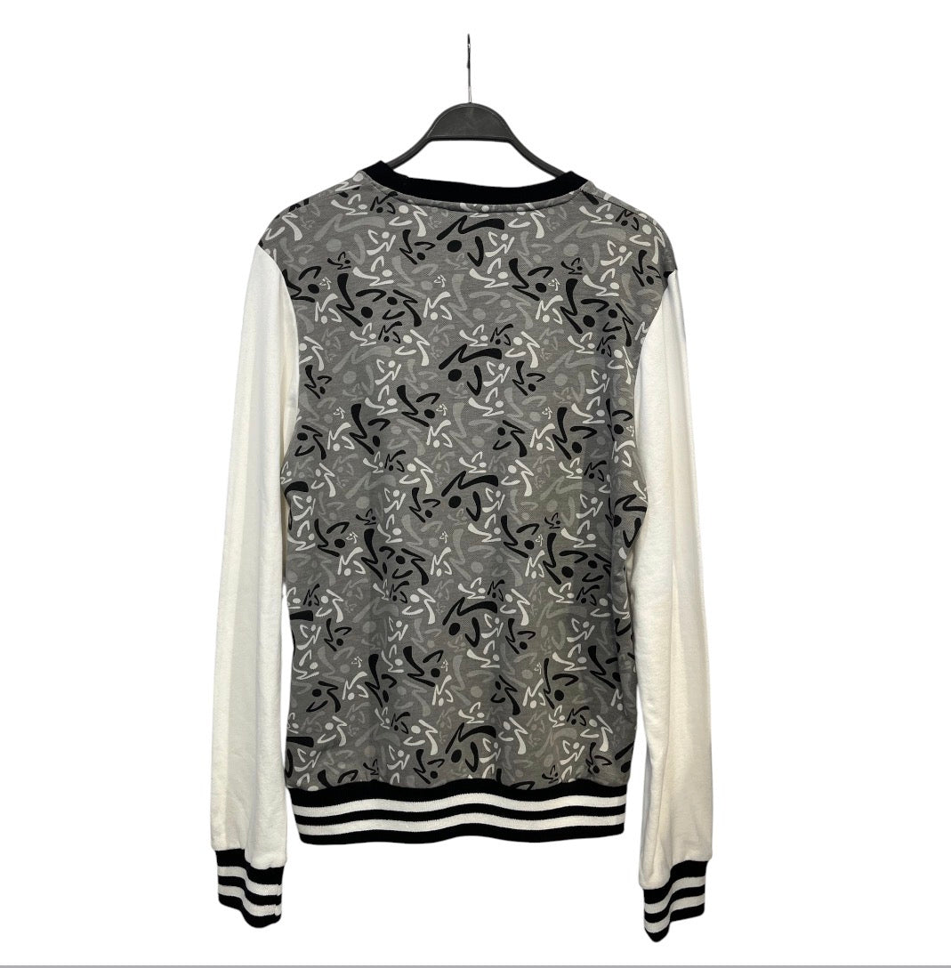 EVISU/Sweatshirt/XL/Cotton/BLK/Black and white model view 2