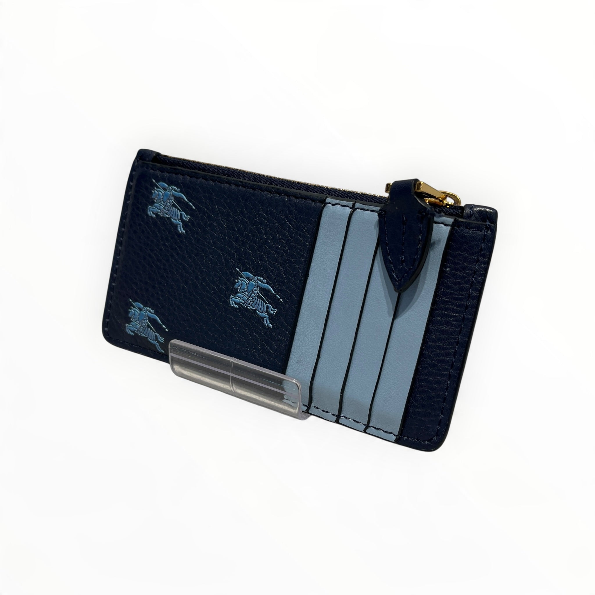 BURBERRY LONDON/Coin Wallet/Monogram/Leather/BLU/L's/BLU LOGO COIN/WALLET view 2