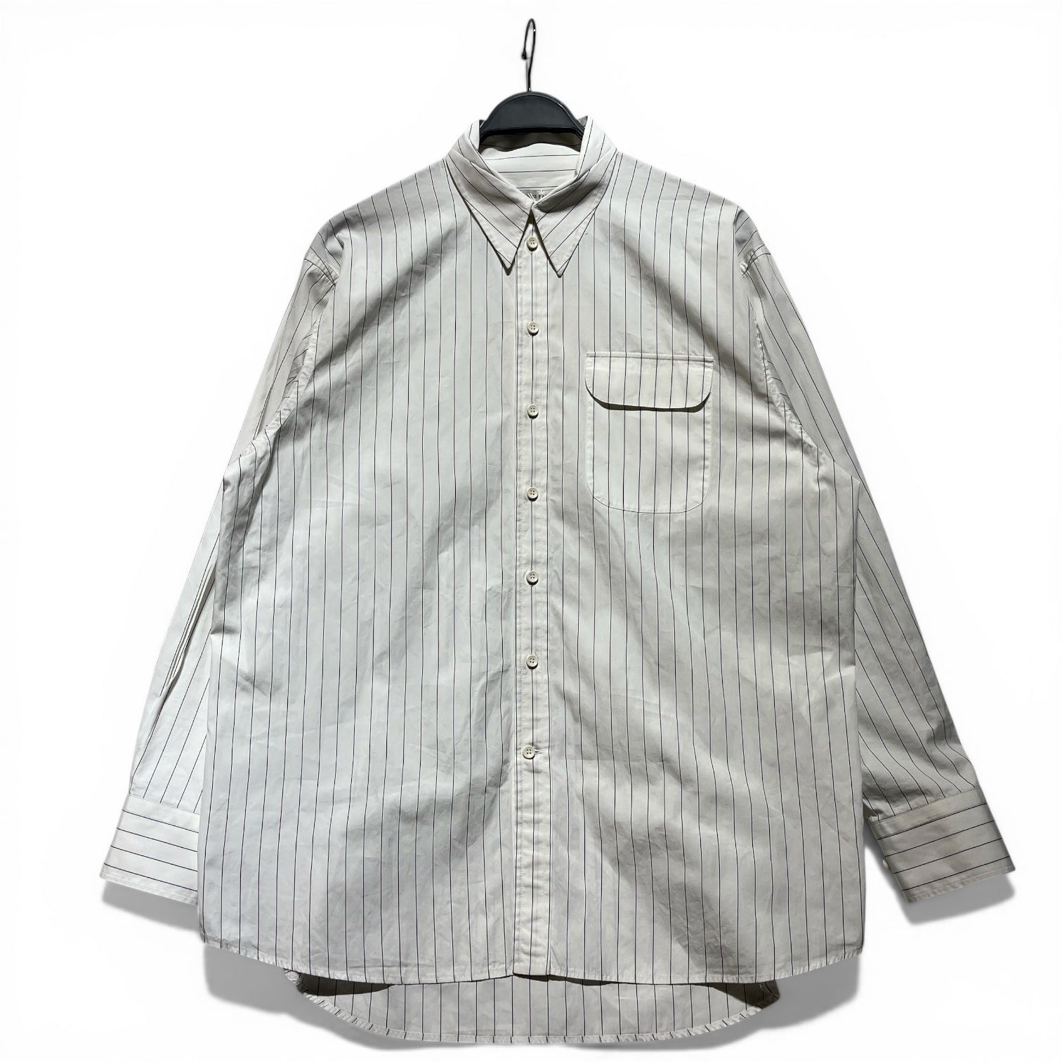 Phoebe Philo/LS Shirt/38/Cotton/WHT/Stripe/ view 1