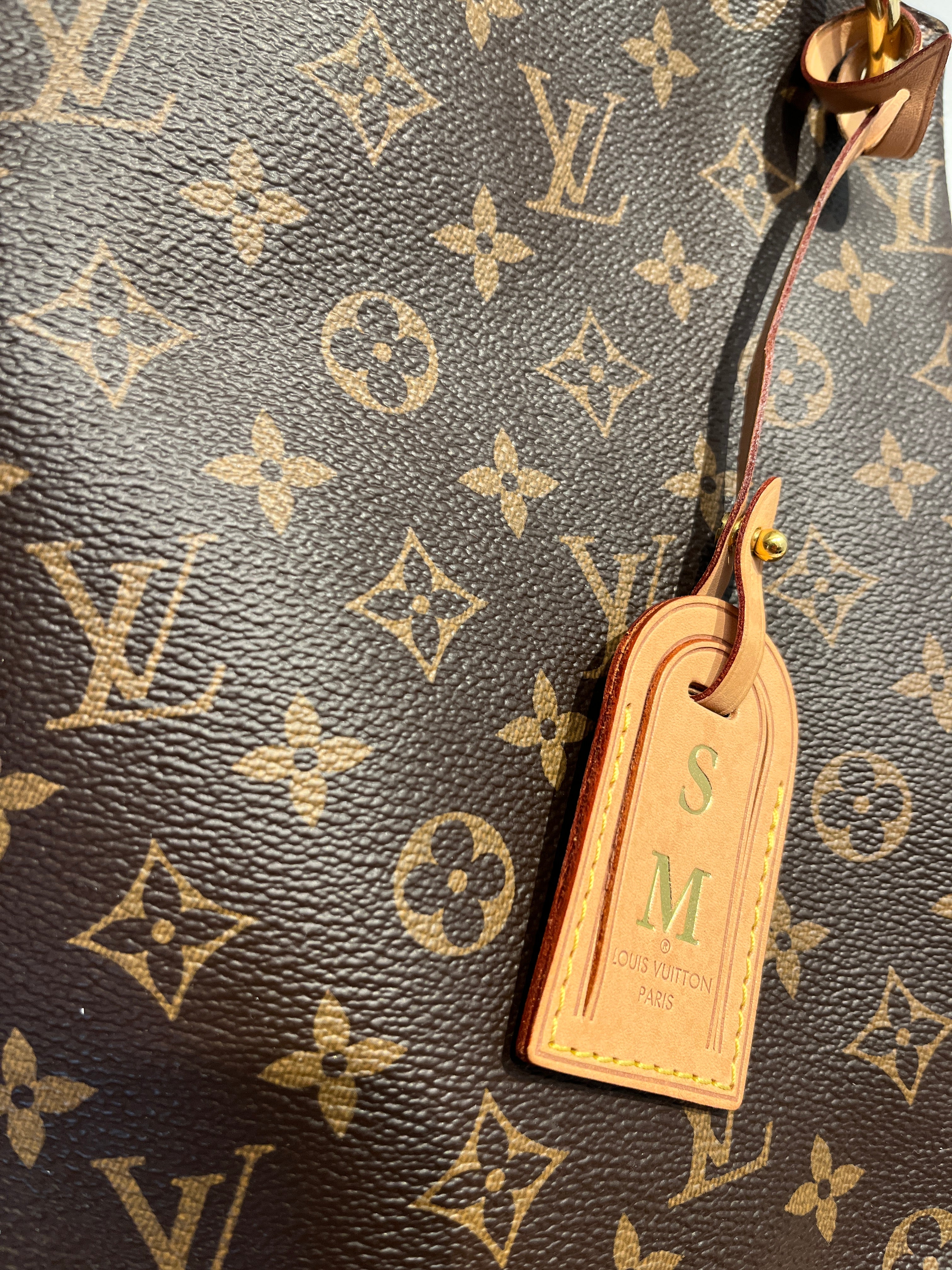 LOUIS VUITTON/Tote Bag/Monogram/Leather/BRW/GRACEFULPM view 3