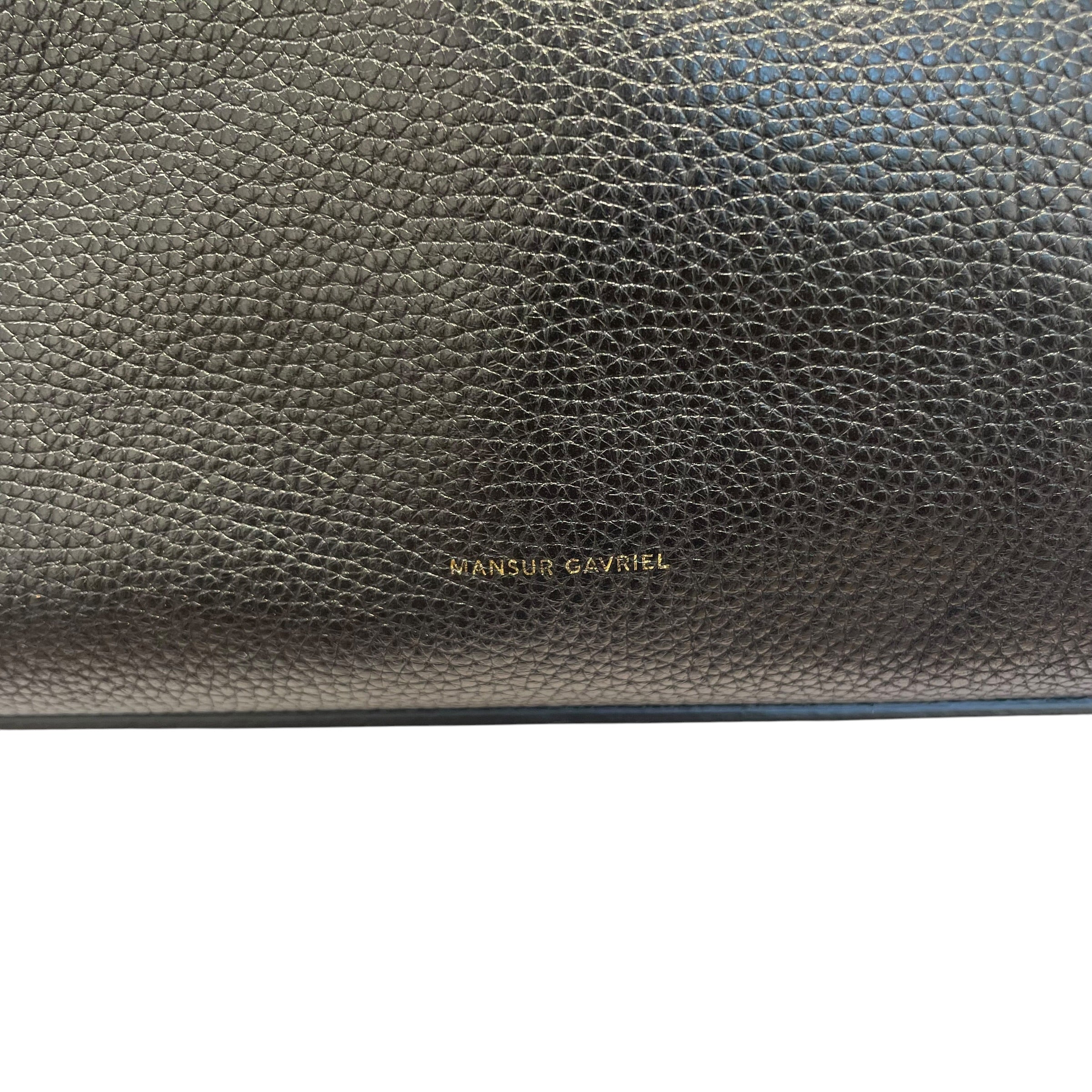 Mansur Gavriel/Tote Bag/Leather/BLK/POCKET ON INSIDE view 3