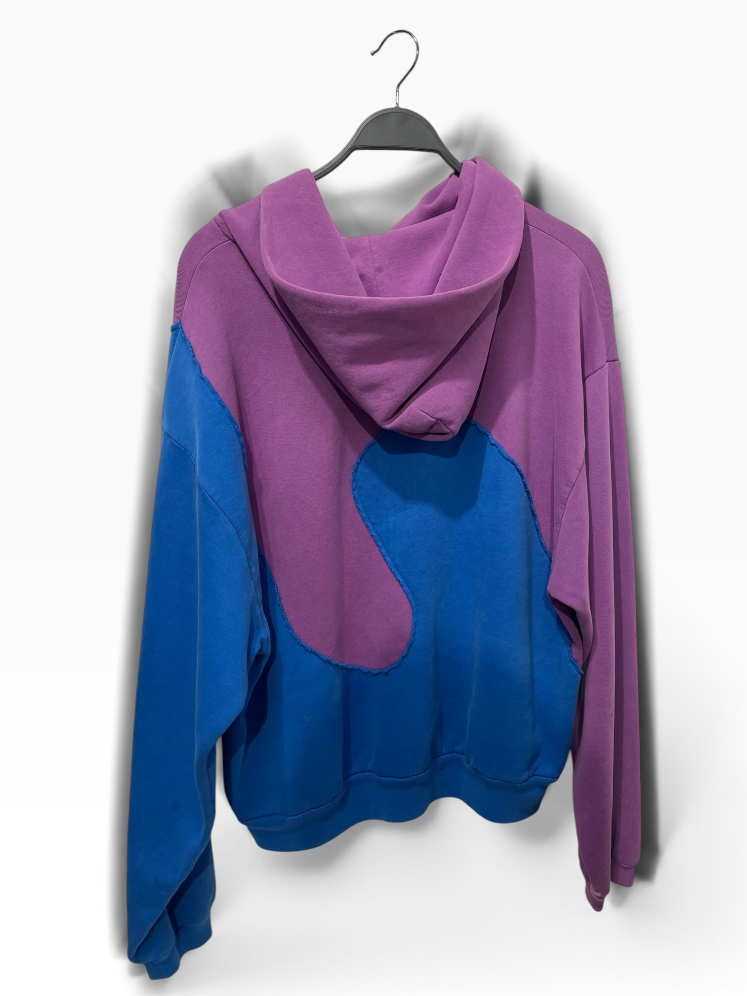 erl/Hoodie/M/Cotton/PPL/blue swirl view 2