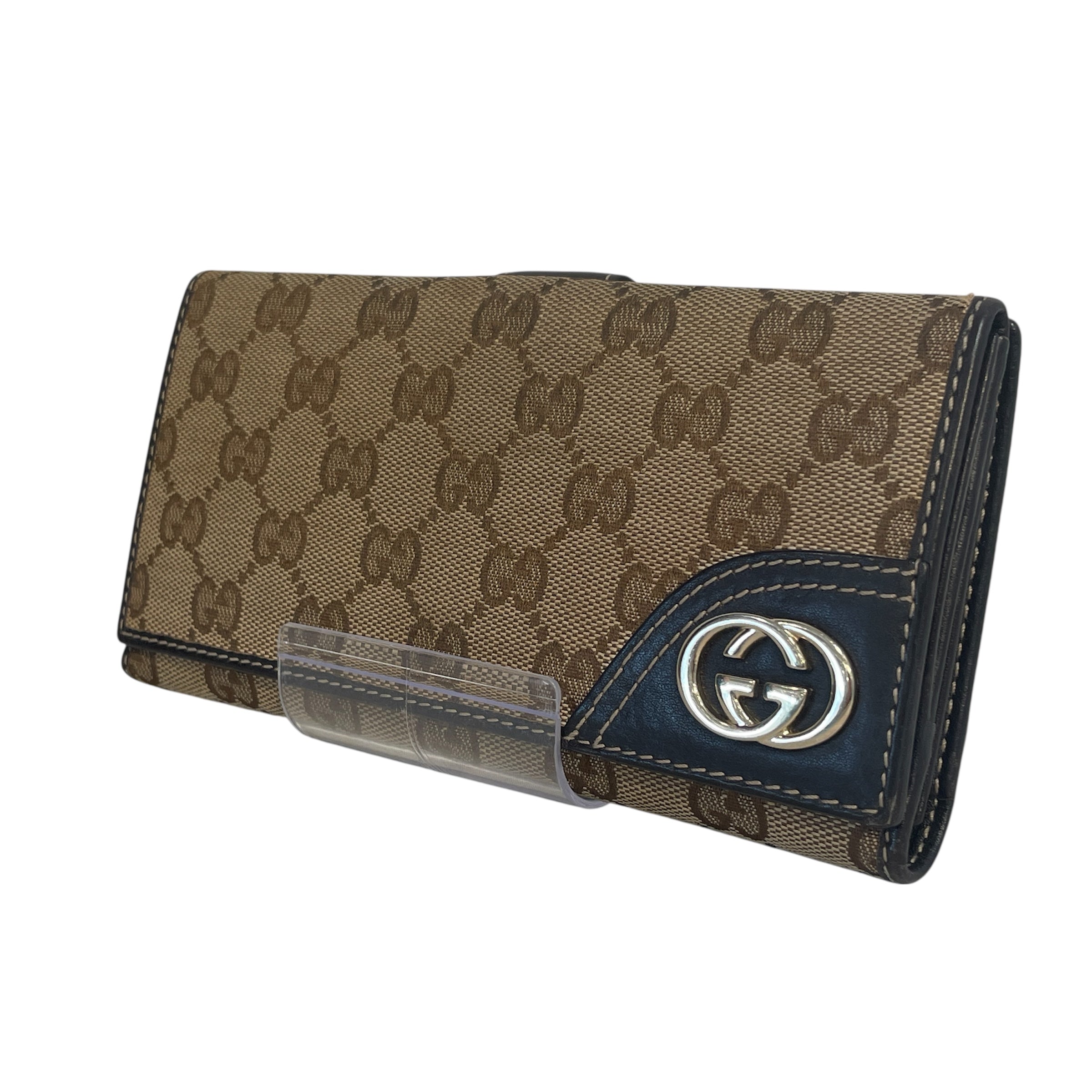 GUCCI/Wallet/Monogram/Cotton/BRW/Continental Monogram Wallet view 1