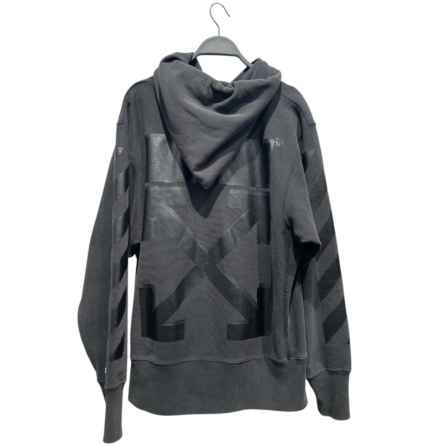 OFF-WHITE/Champion/Hoodie/M/Cotton/BLK/Pullover/Champion view 2