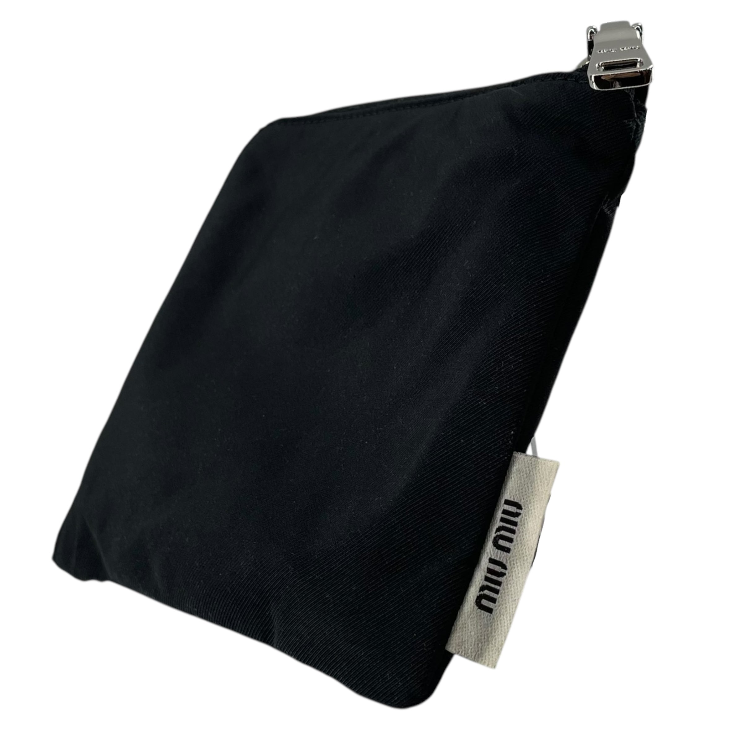 MIU MIU/Pouch/FREE/Nylon/BLK/COIN POUCH view 3