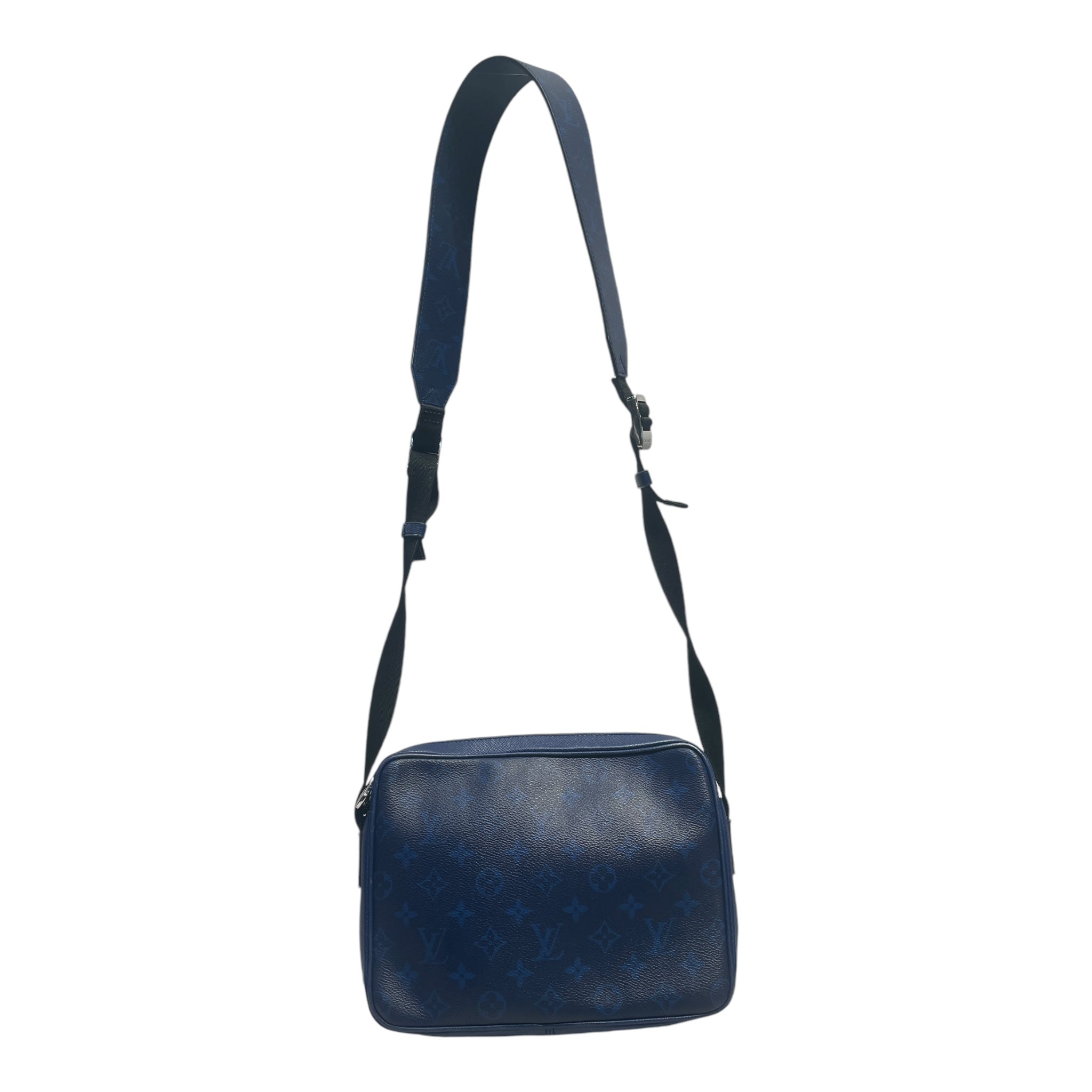 LOUIS VUITTON/Cross Body Bag/Leather/BLU/Taiga Blue view 2