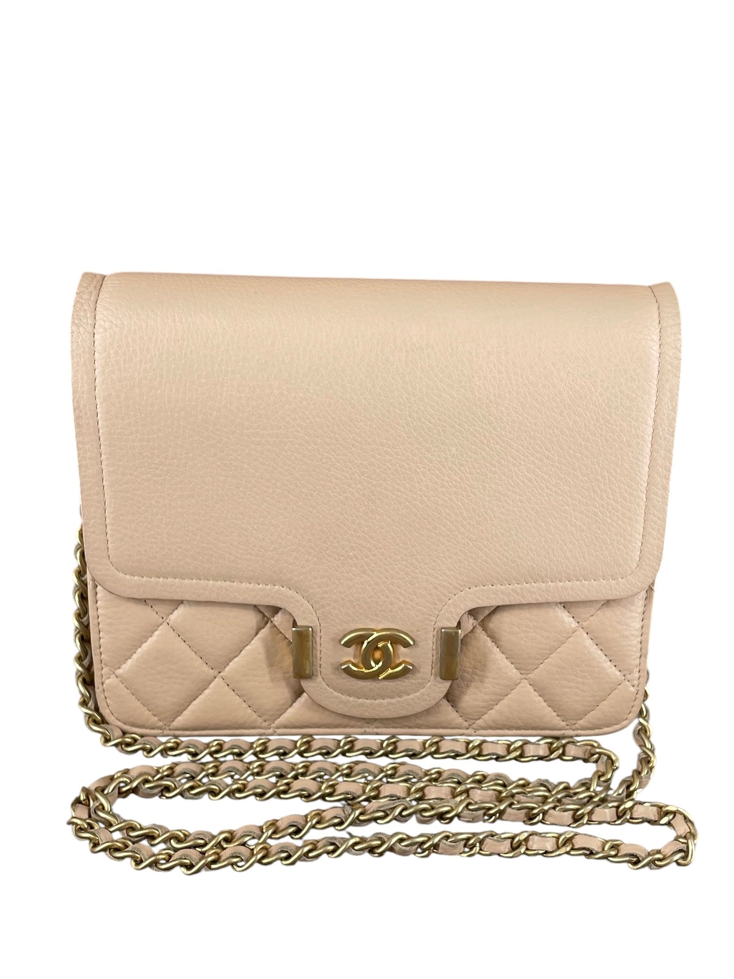 CHANEL/Cross Body Bag/BEG/25074080 Beige Gld Hrdwre view 1