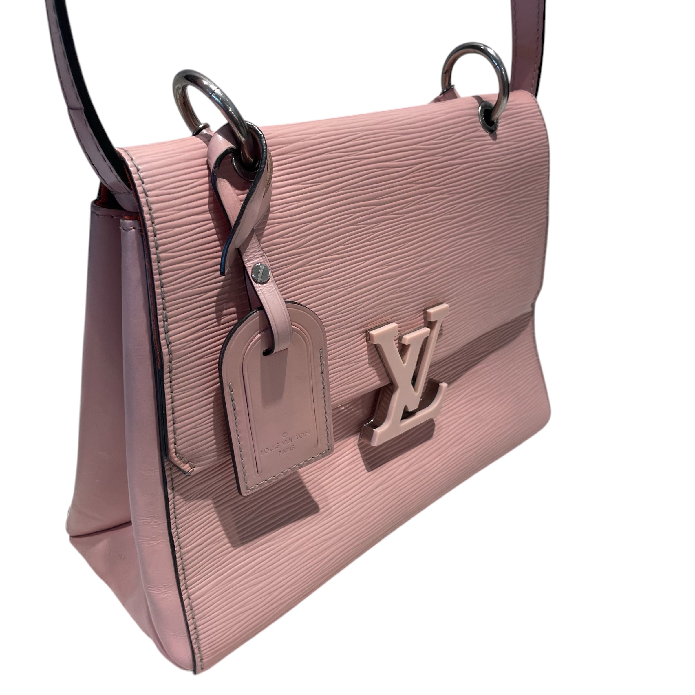 LOUIS VUITTON/Cross Body Bag/Leather/PNK/Grenelle Epi view 5