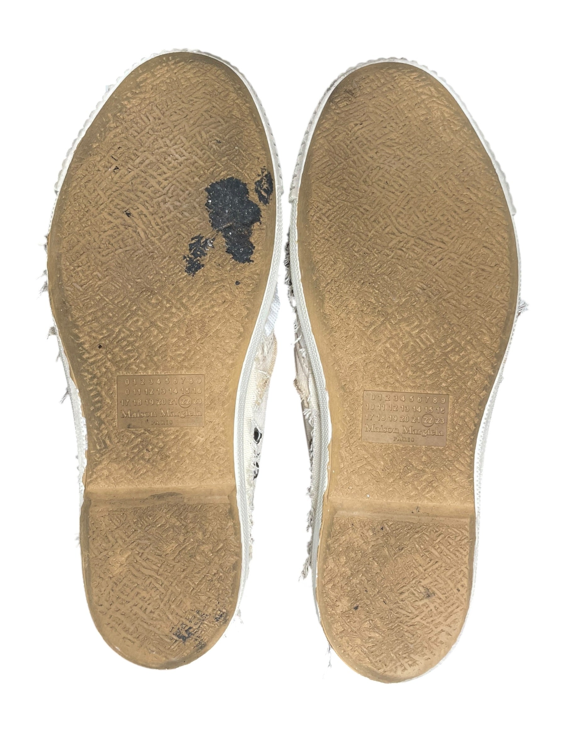 Maison Margiela/Low-Sneakers/US 11/Cotton/CRM/reconstructed lowtop view 4