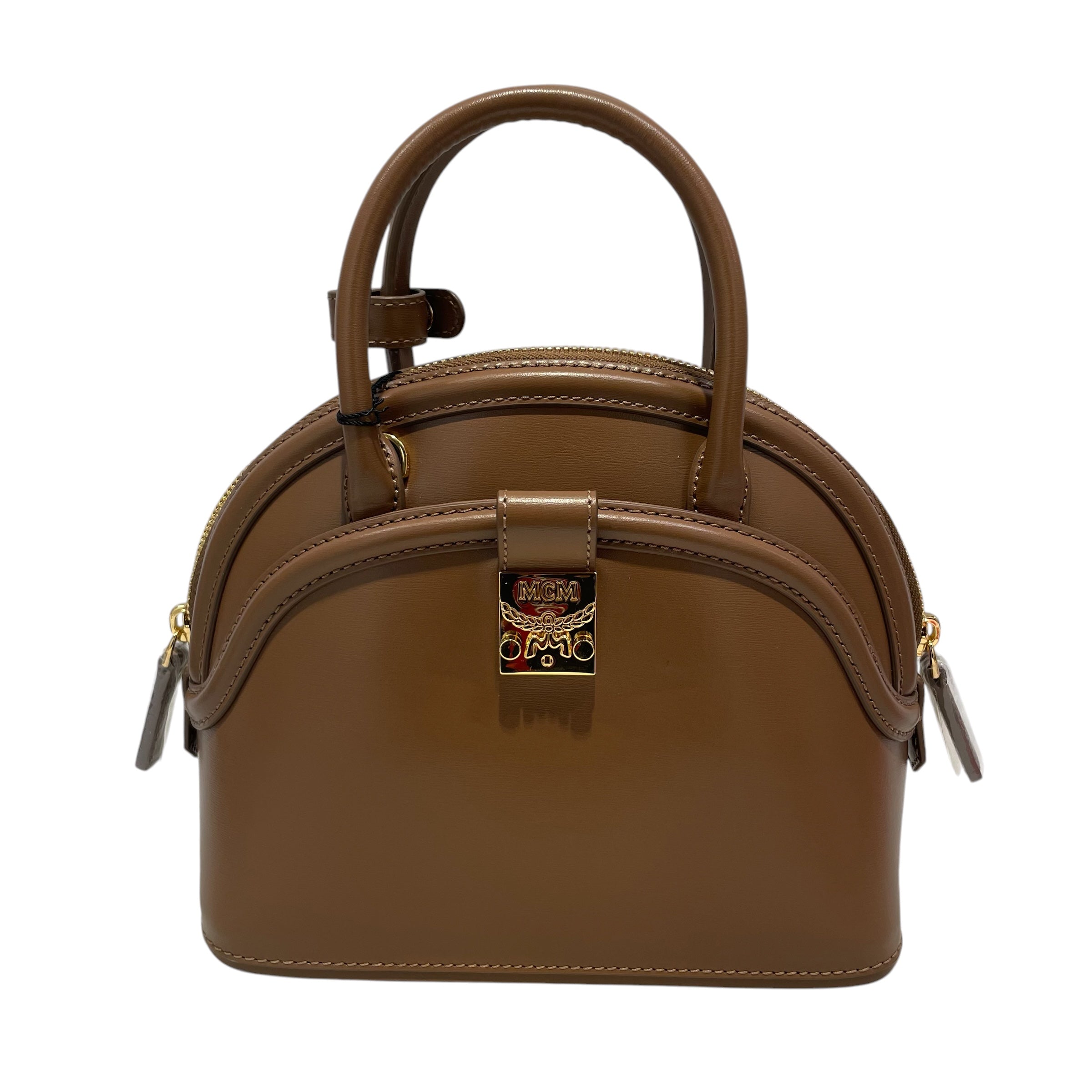 MCM/Cross Body Bag/Leather/BRW/NWT/TOFFEE/TRACY view 1