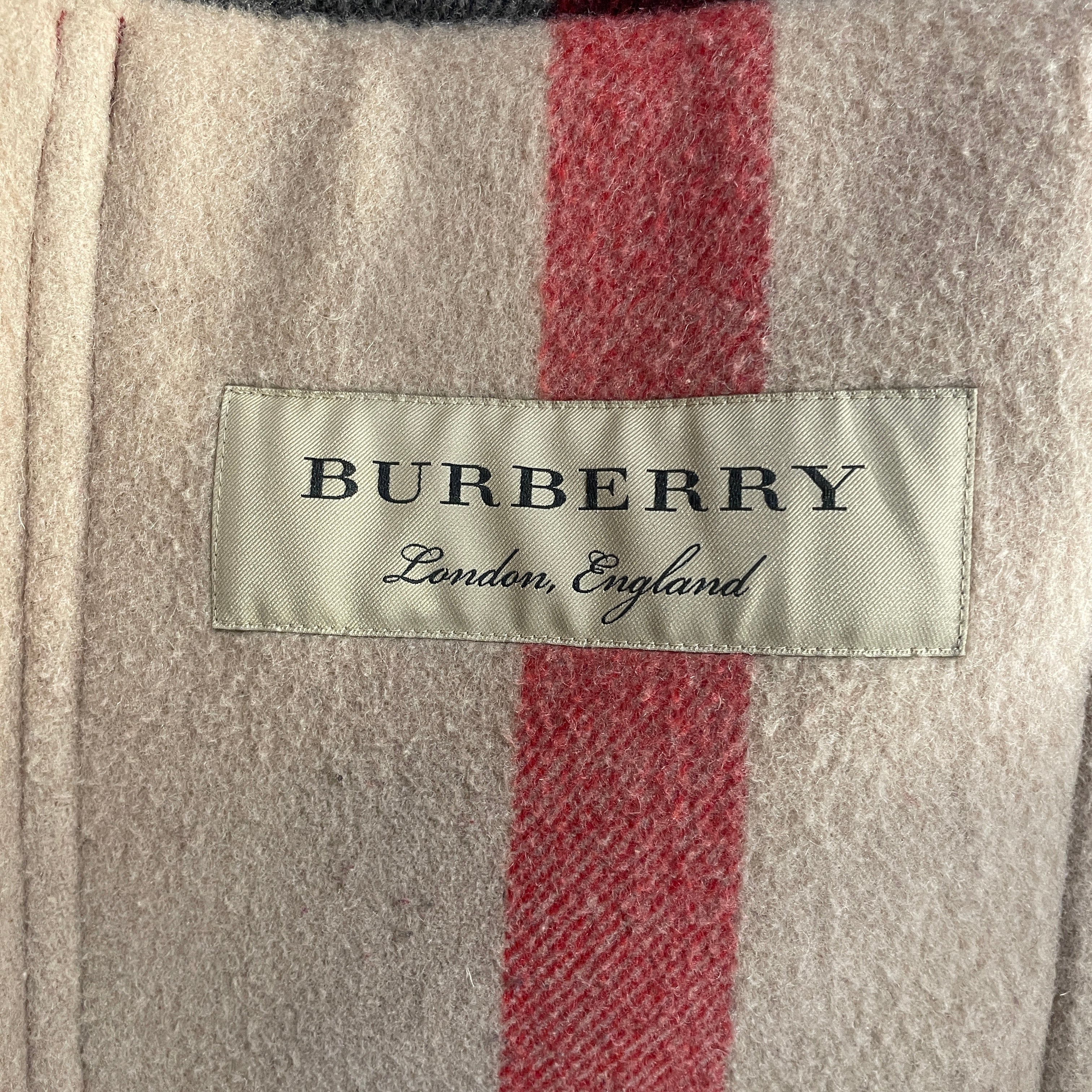 BURBERRY LONDON/Duffle Coat/48/Wool/RED/FINSDALE/HORN CLOSURE view 3