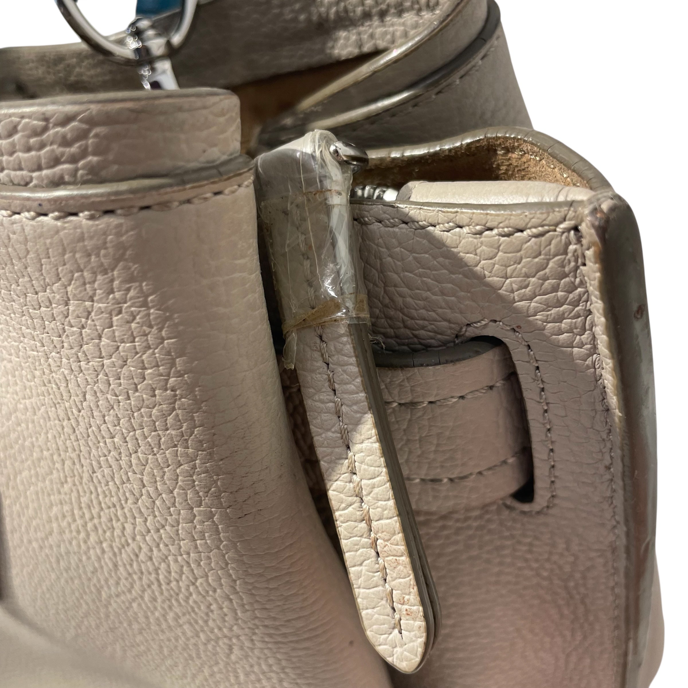MCM/Cross Body Bag/Leather/GRY/mcm plain bag view 11