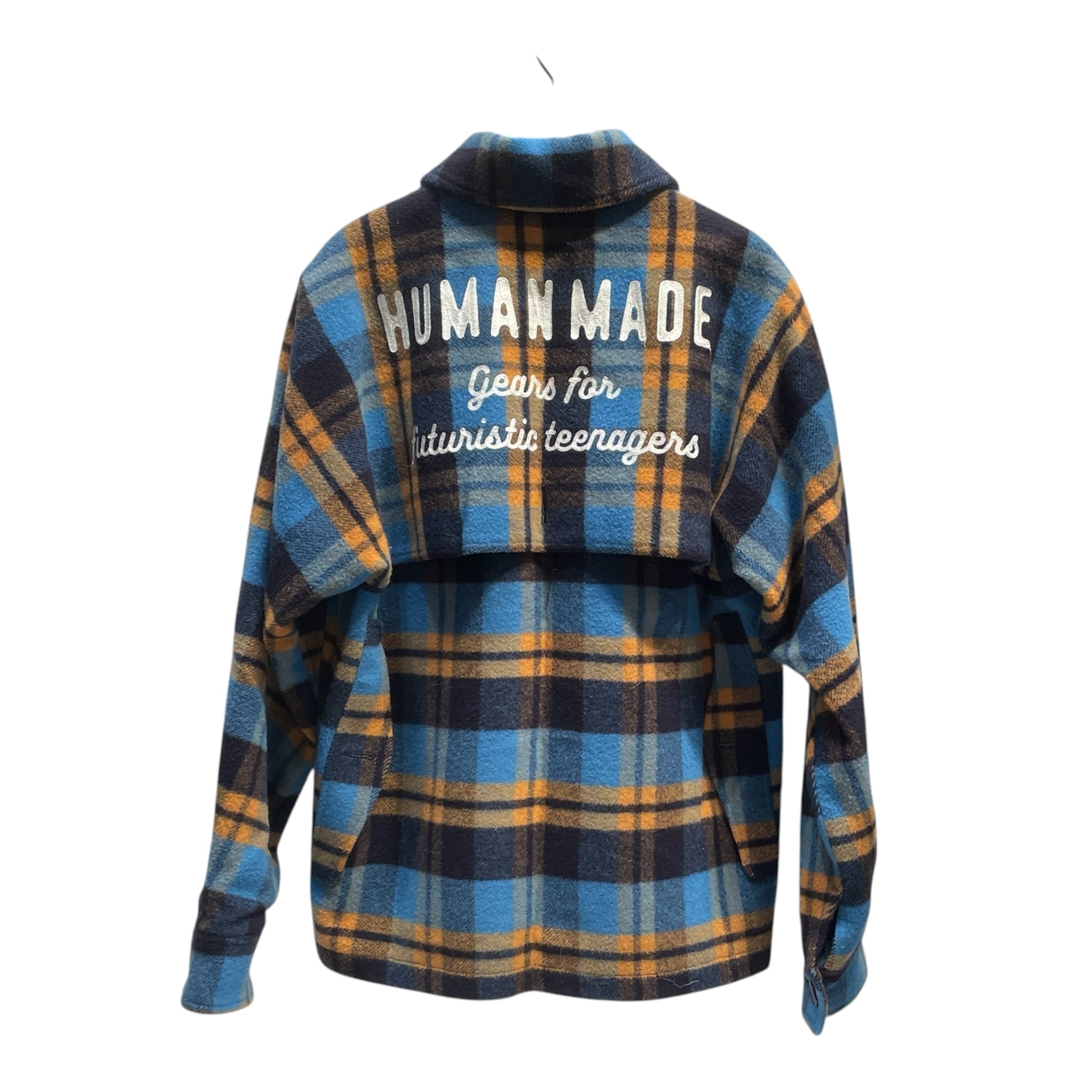 HUMAN MADE/Jacket/M/Wool/MLT/Plaid/flannel collared jacket view 2