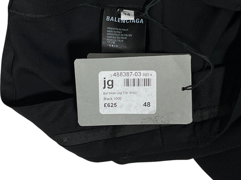 BALENCIAGA/Slacks/48/Polyester/BLK/