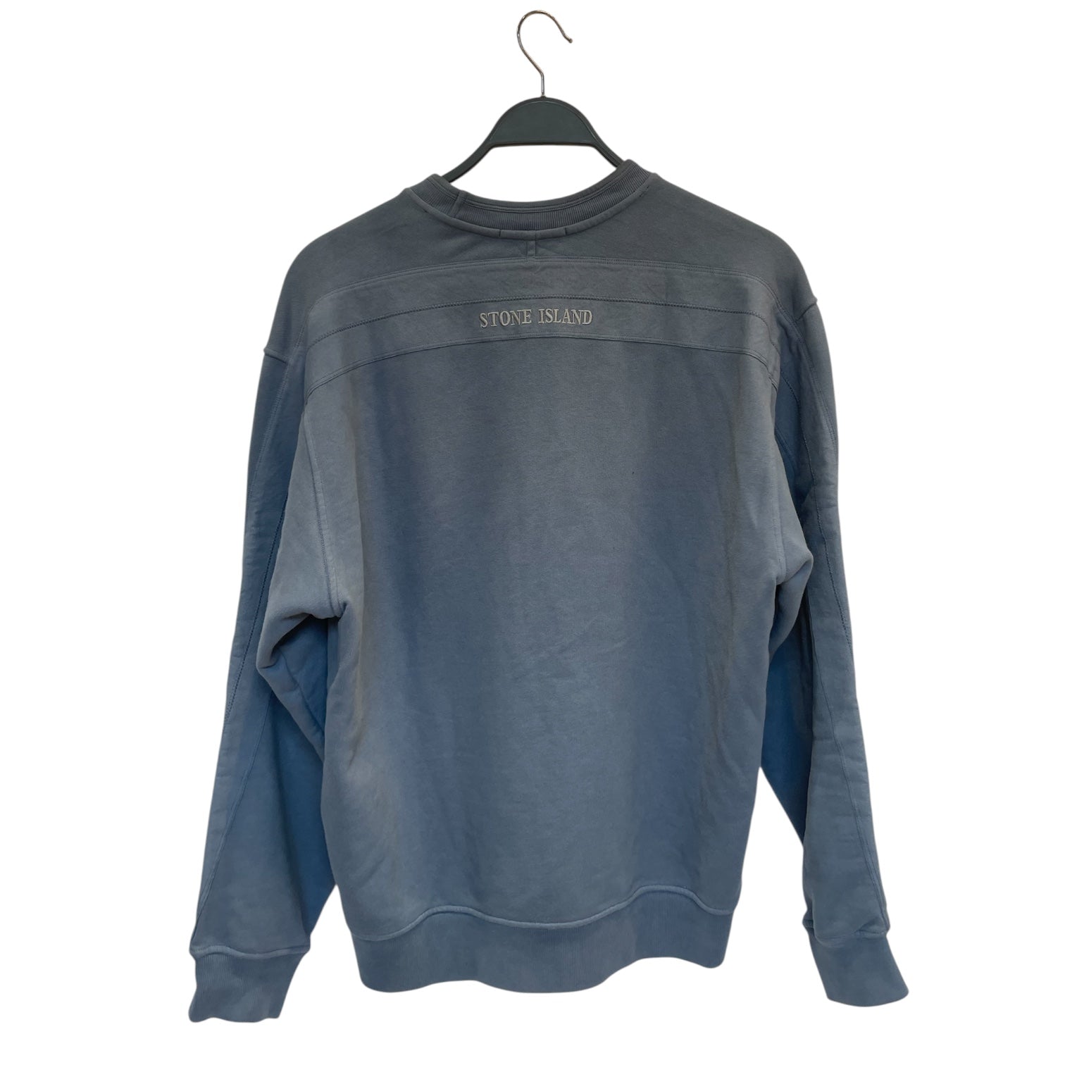 STONE ISLAND/Sweatshirt/S/Cotton/IDG/GREY LOGO ON BACK V0046 view 2