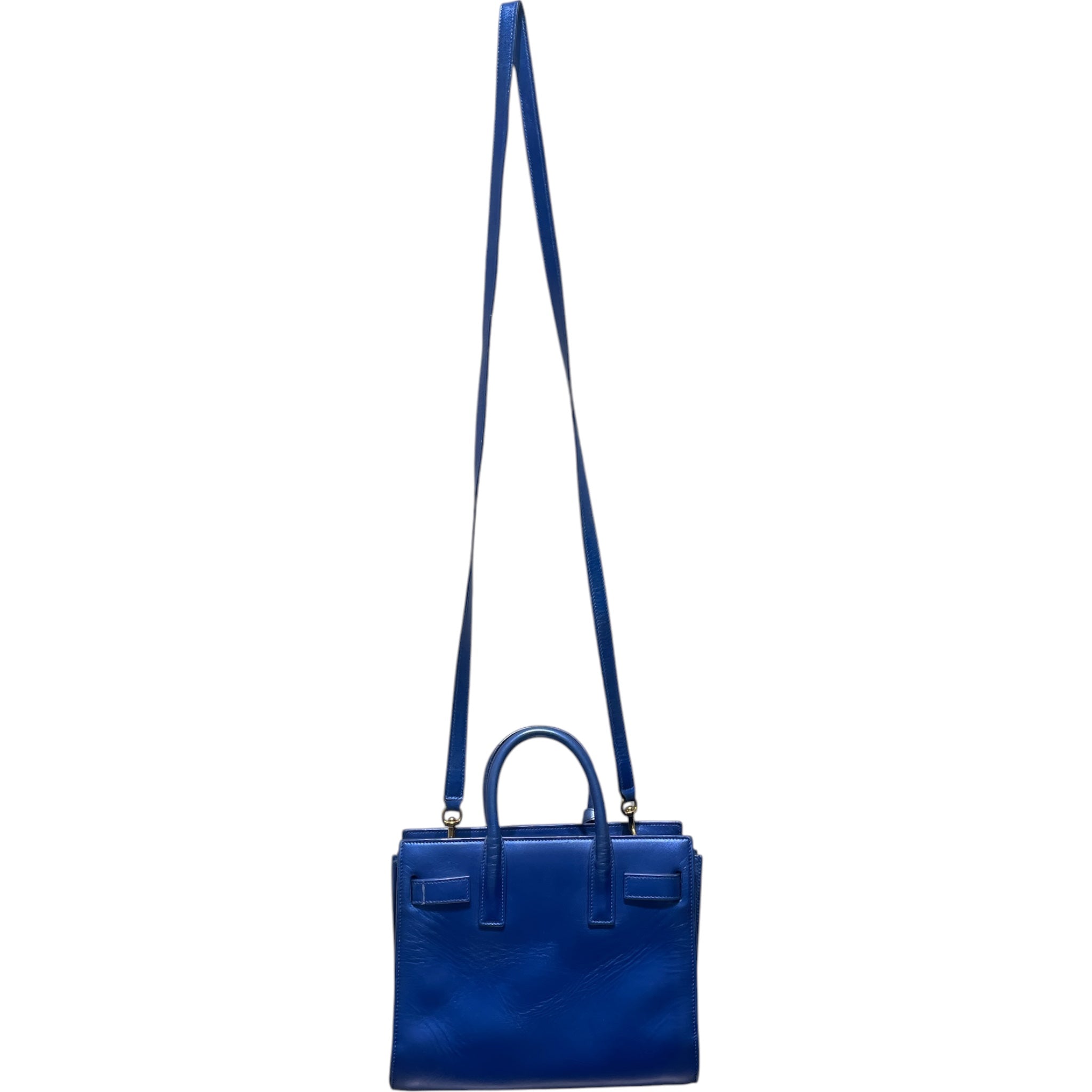 SAINT LAURENT/Cross Body Bag/Leather/BLU/SAC DE JOUR view 2