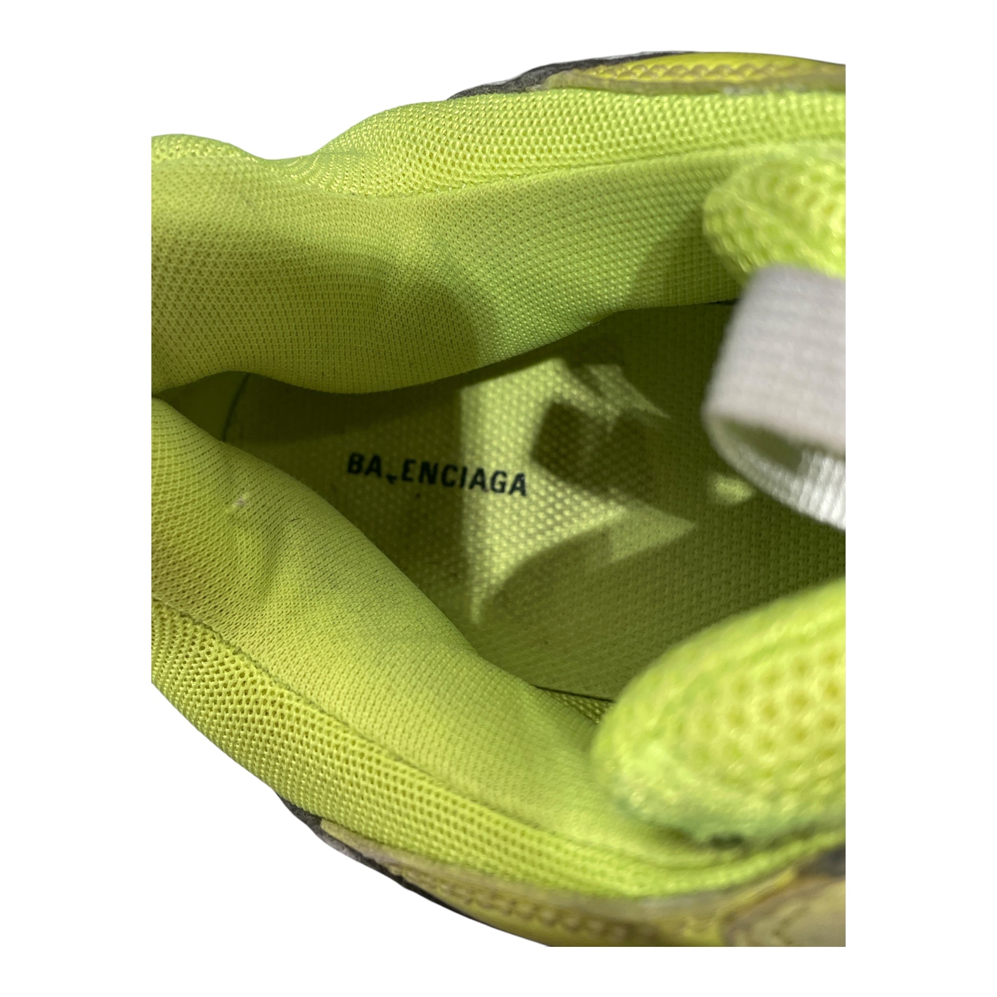 BALENCIAGA/Hi-Sneakers/EU 45/GRN/Triple S Green/Grey view 3