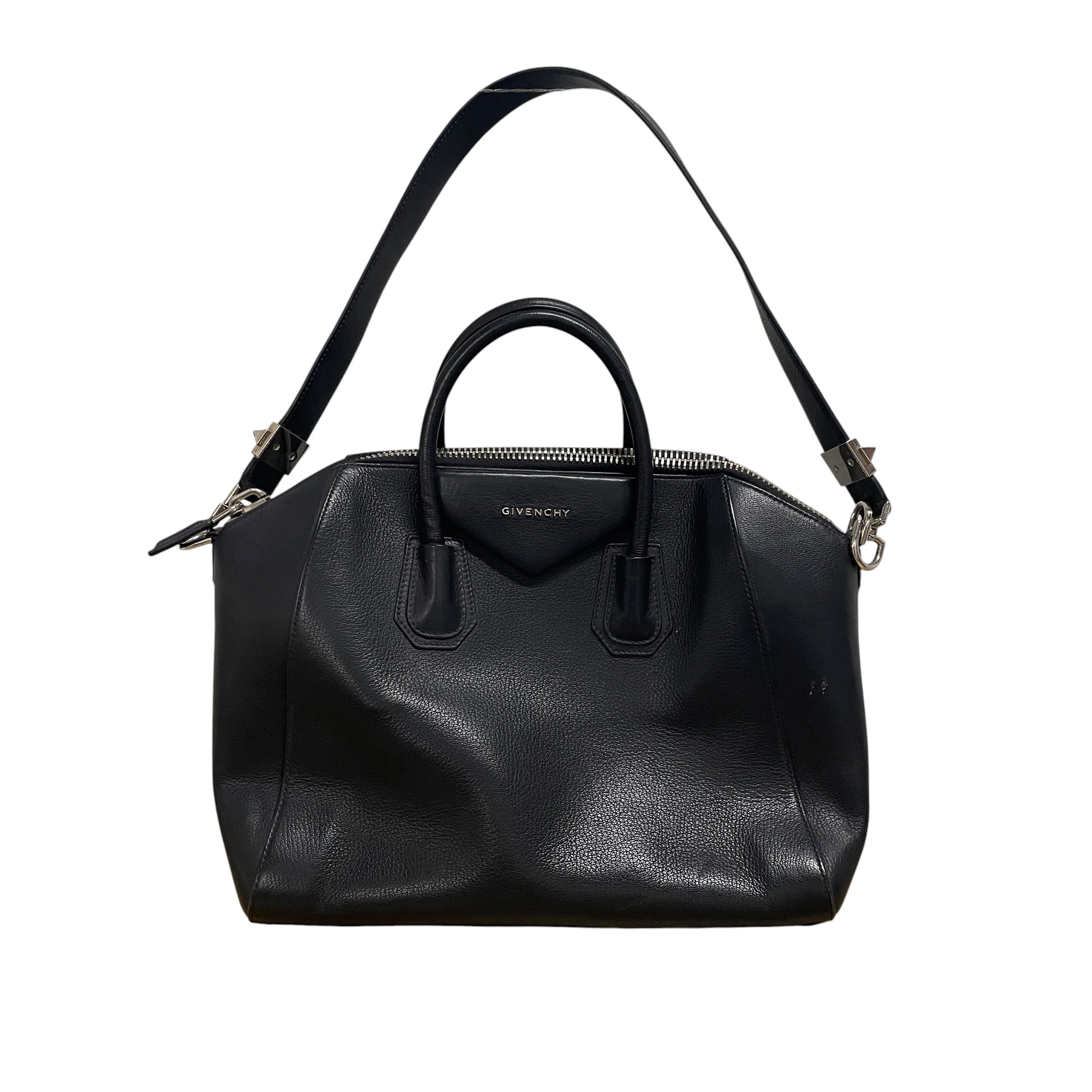 GIVENCHY/Bag/Leather/BLK/ANTIGONA/ SLV HARDWARE view 1