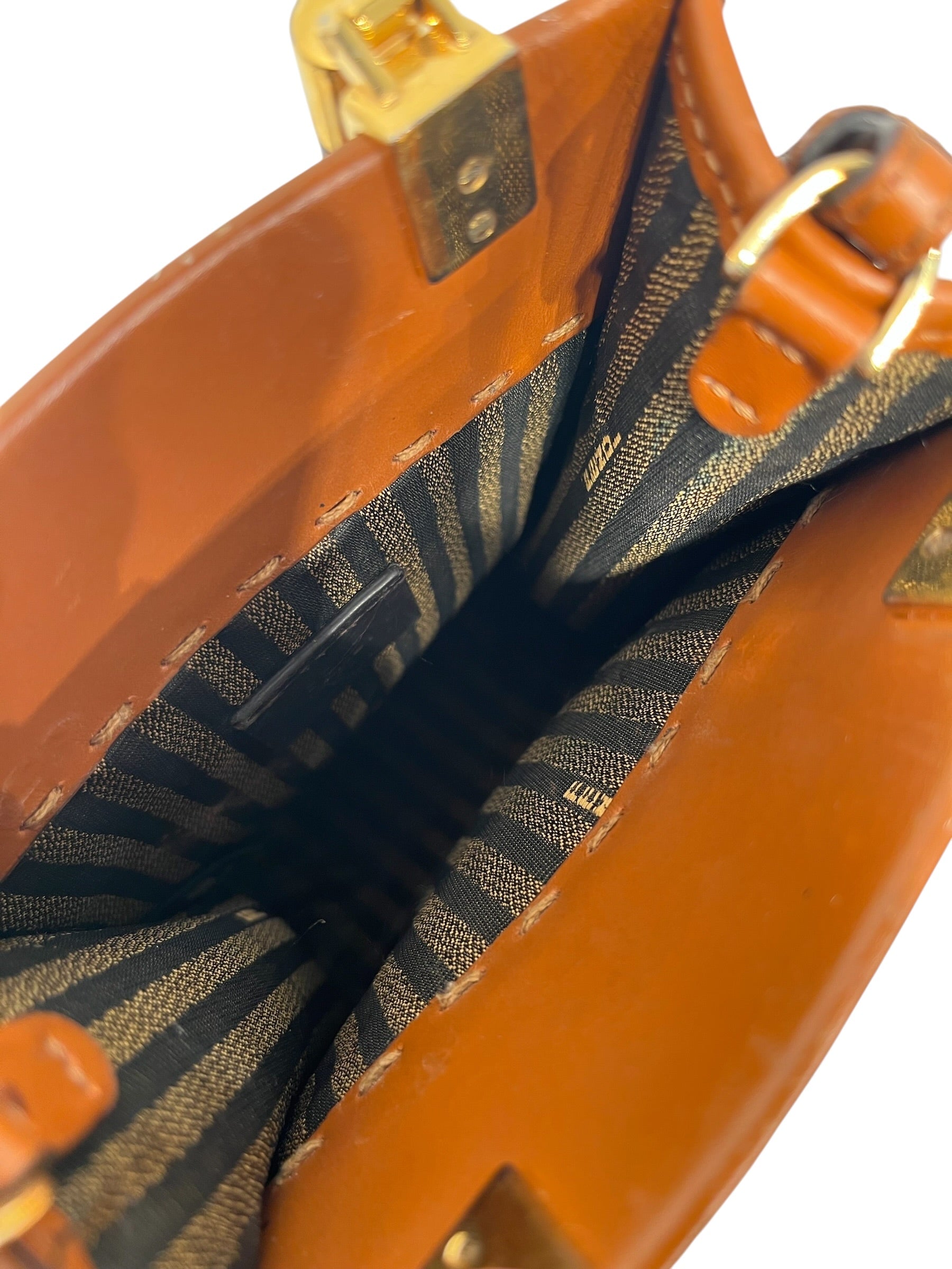 FENDI/Cross Body Bag/Leather/BRW/ view 7