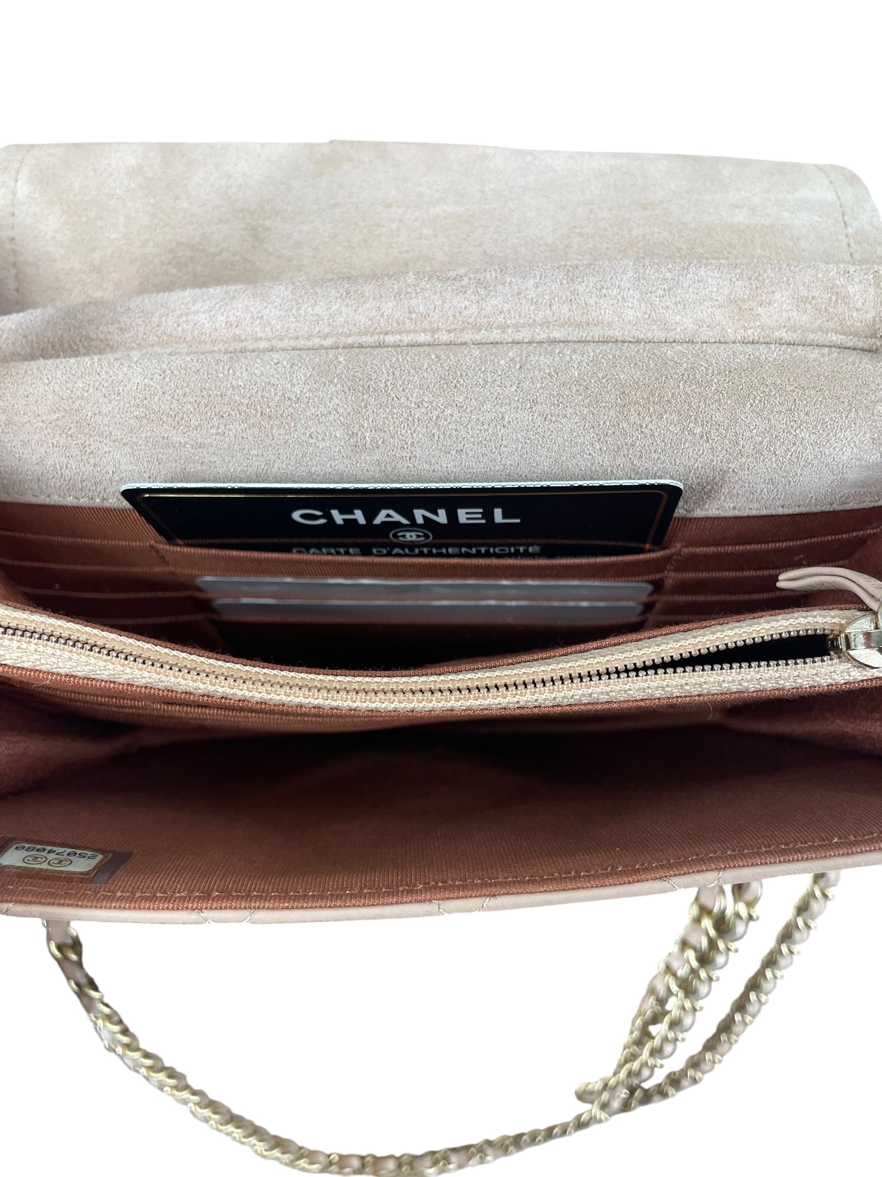 CHANEL/Cross Body Bag/BEG/25074080 Beige Gld Hrdwre view 5