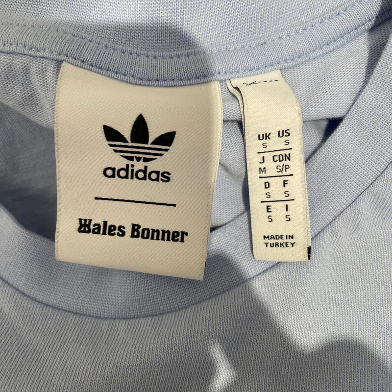 adidas/WALES BONNER/T-Shirt/S/Cotton/PPL/Stripe/Set-In Shirt
