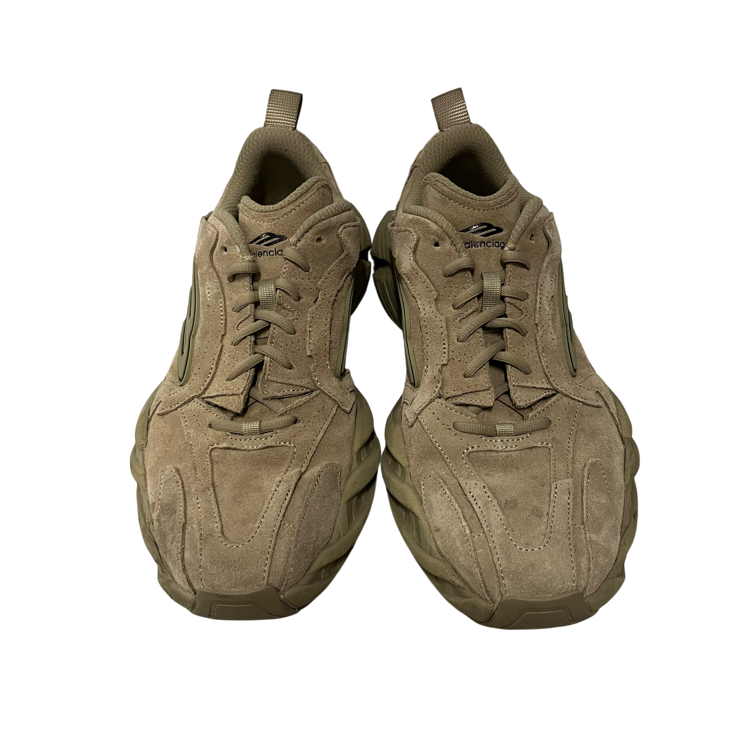 BALENCIAGA/Low-Sneakers/US 11/Suede/BEG/MONDAY FULL BEIGE view 4