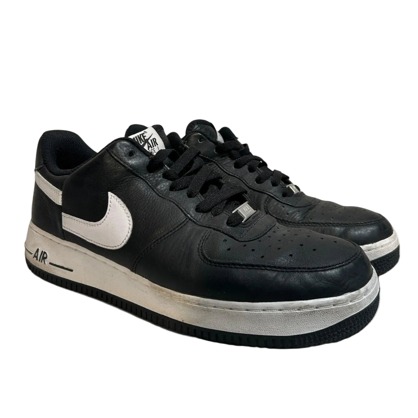 Supreme/NIKE/COMME des GARCONS/Low-Sneakers/US 10/Leather/BLK/Air Force 1 Supreme CDG view 1