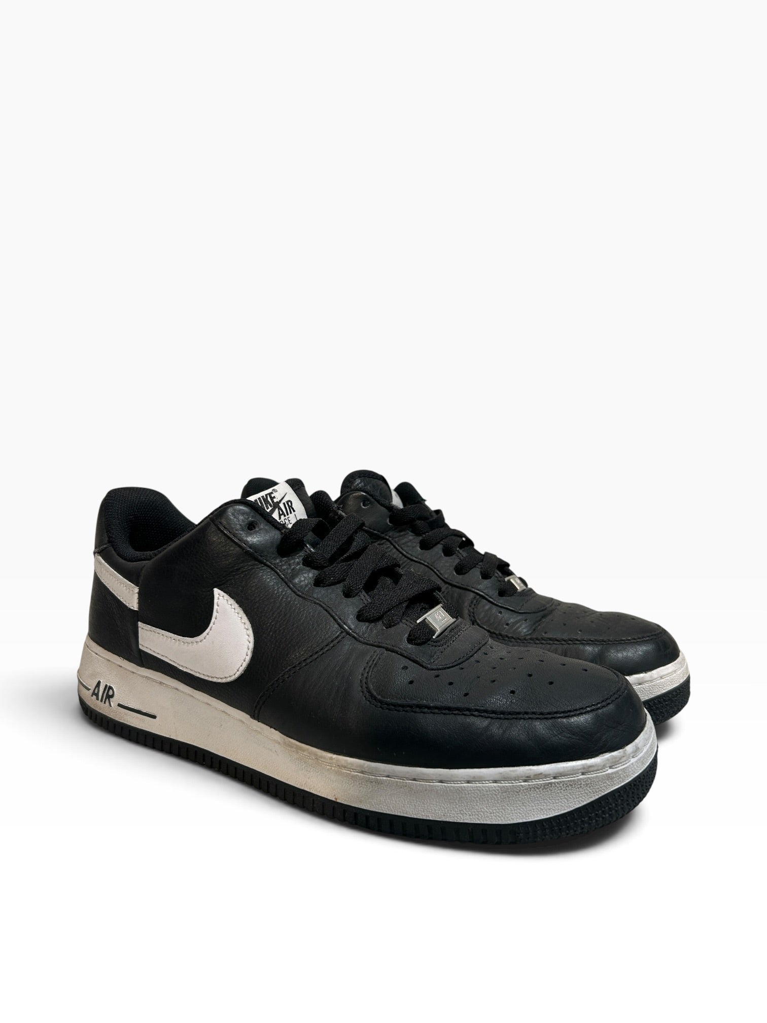 Supreme/NIKE/COMME des GARCONS/Low-Sneakers/US 10/Leather/BLK/Air Force 1 Supreme CDG view 1