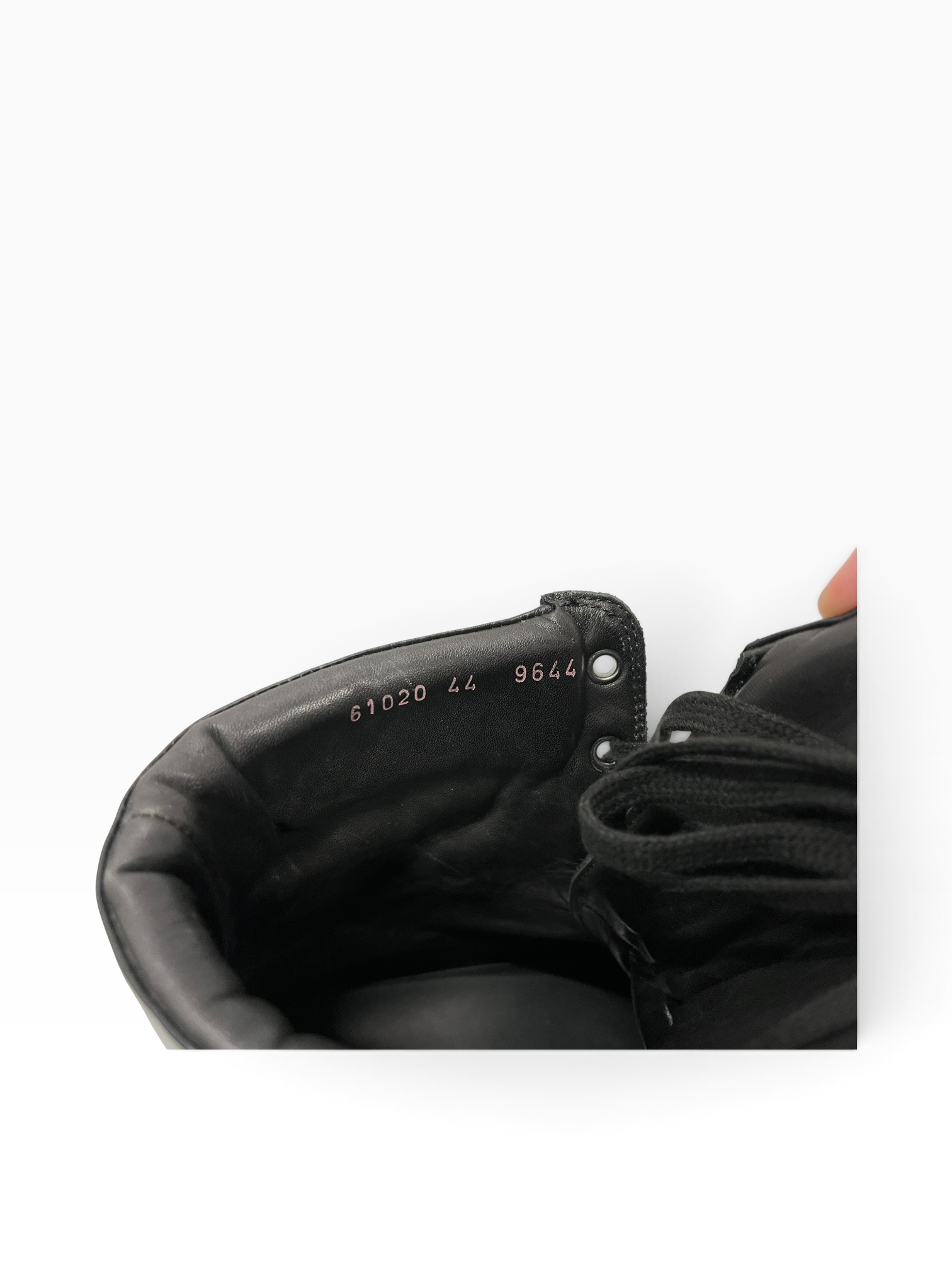 GARETH PUGH/Hi-Sneakers/US 11/Leather/BLK/ view 3