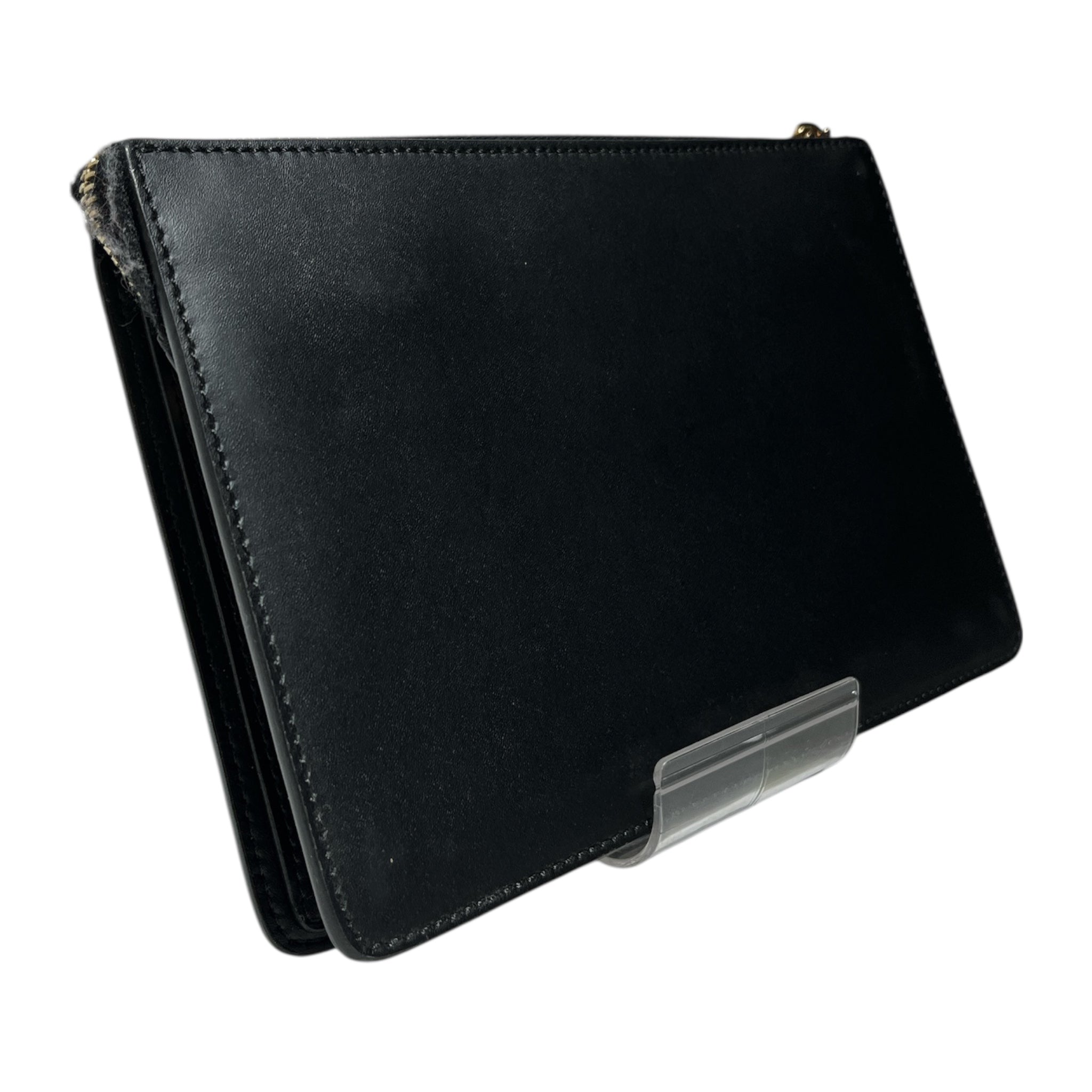 FENDI/Pouch/Leather/BLK/GOLD EYE POUCH view 4