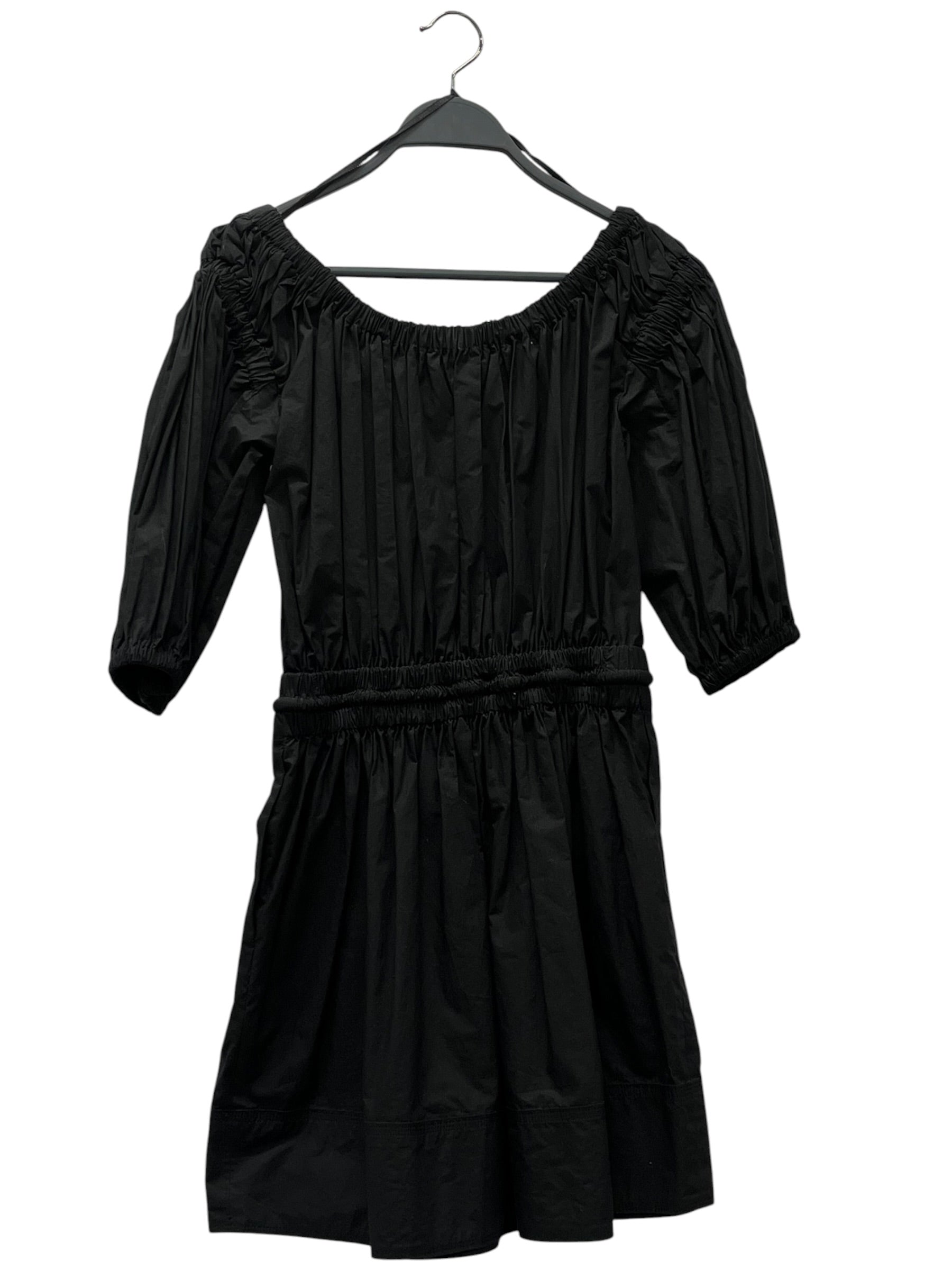 A.L.C./Dress/0/Nylon/BLK/MAYA OFF THE SHOULDER SMOCKED view 2