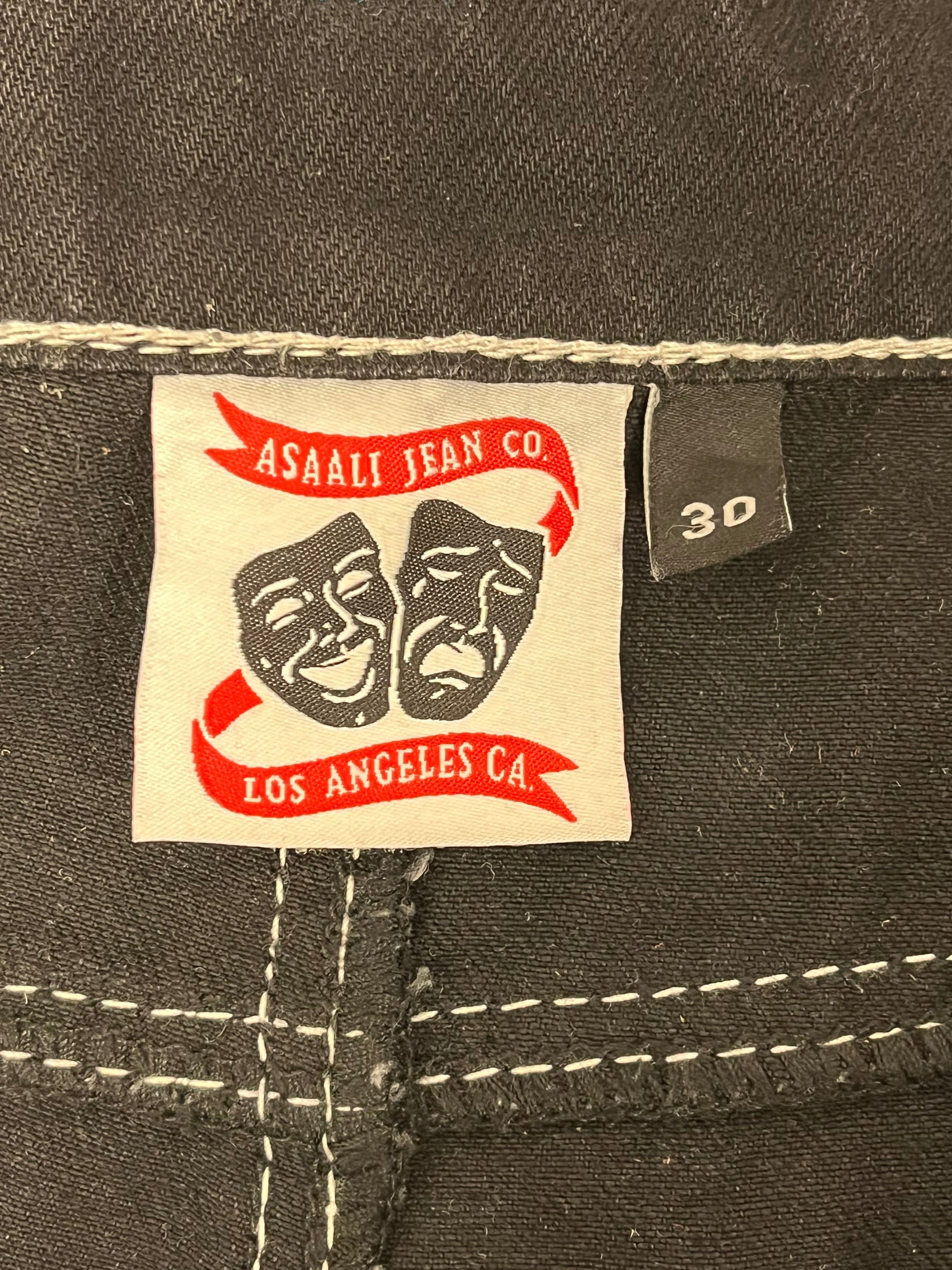 ASAALI/Pants/30/Denim/BLK/ view 3