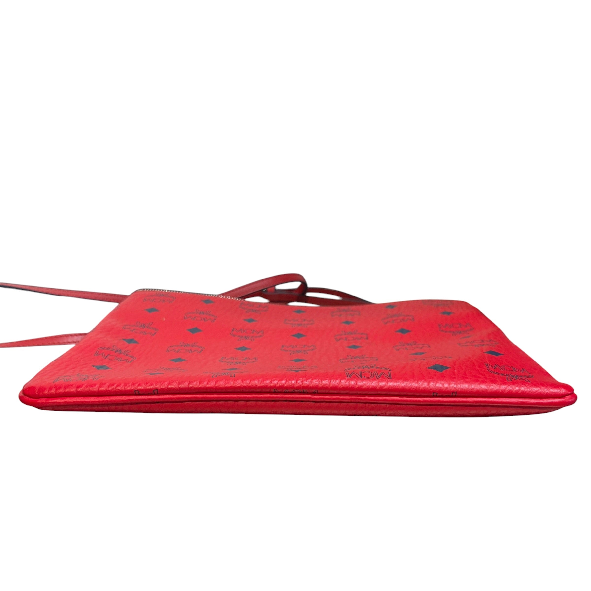 MCM/Cross Body Bag/Monogram/RED/ view 3