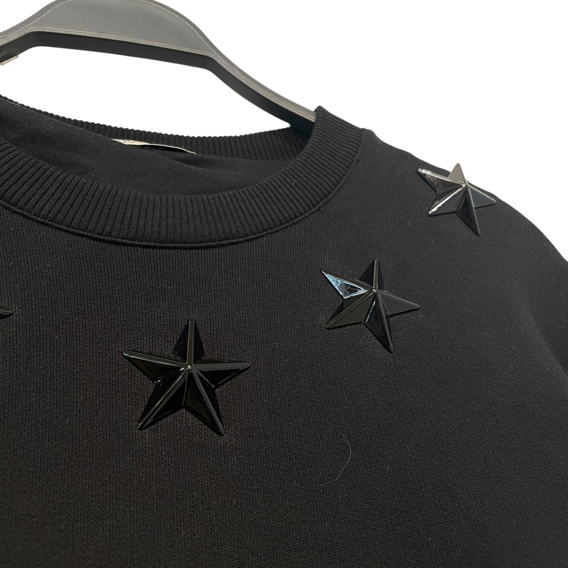 GIVENCHY/Sweatshirt/XS/Cotton/BLK/Plastic Star Collar view 2