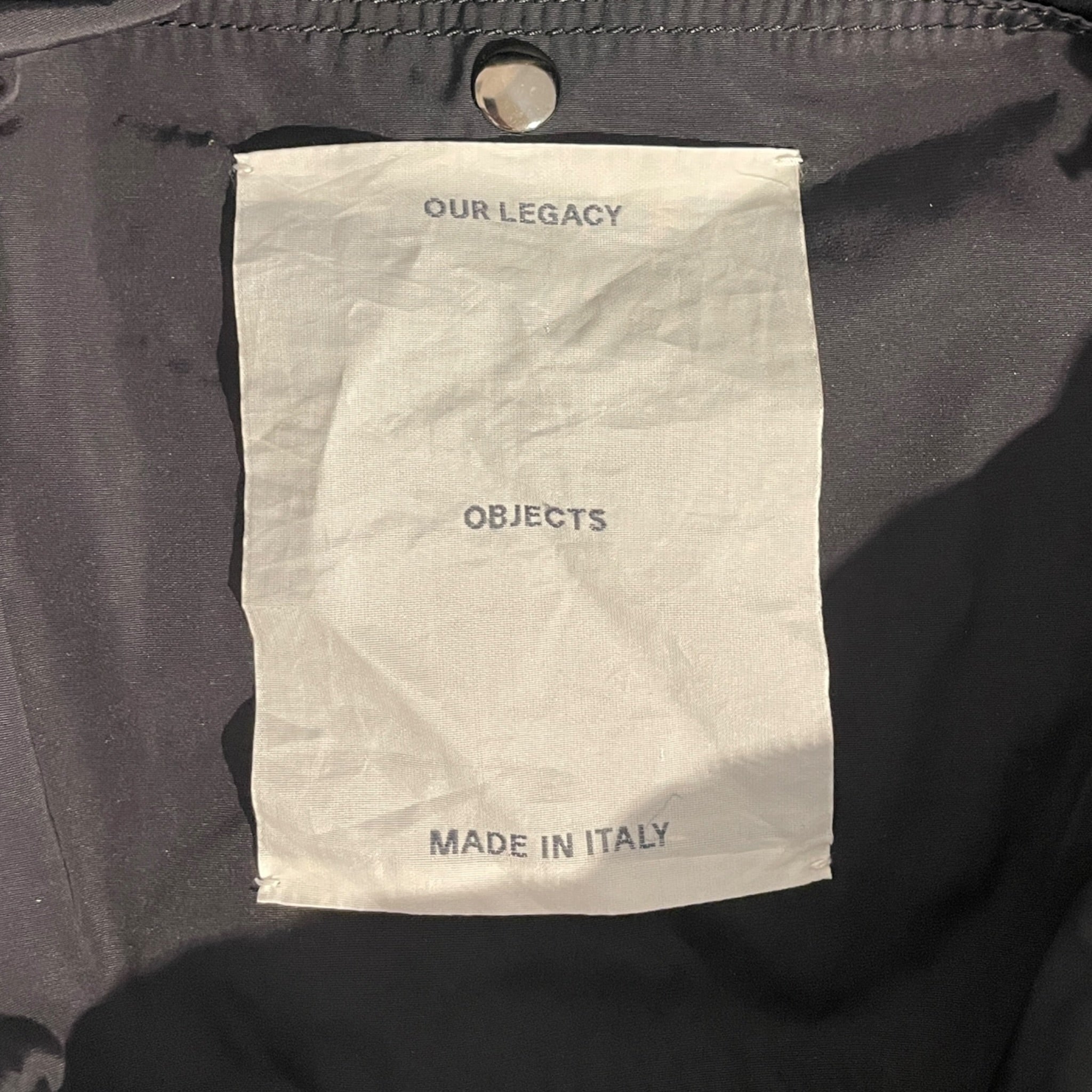 OUR LEGACY/Hand Bag/Nylon/BLK/Puffer Bag view 3