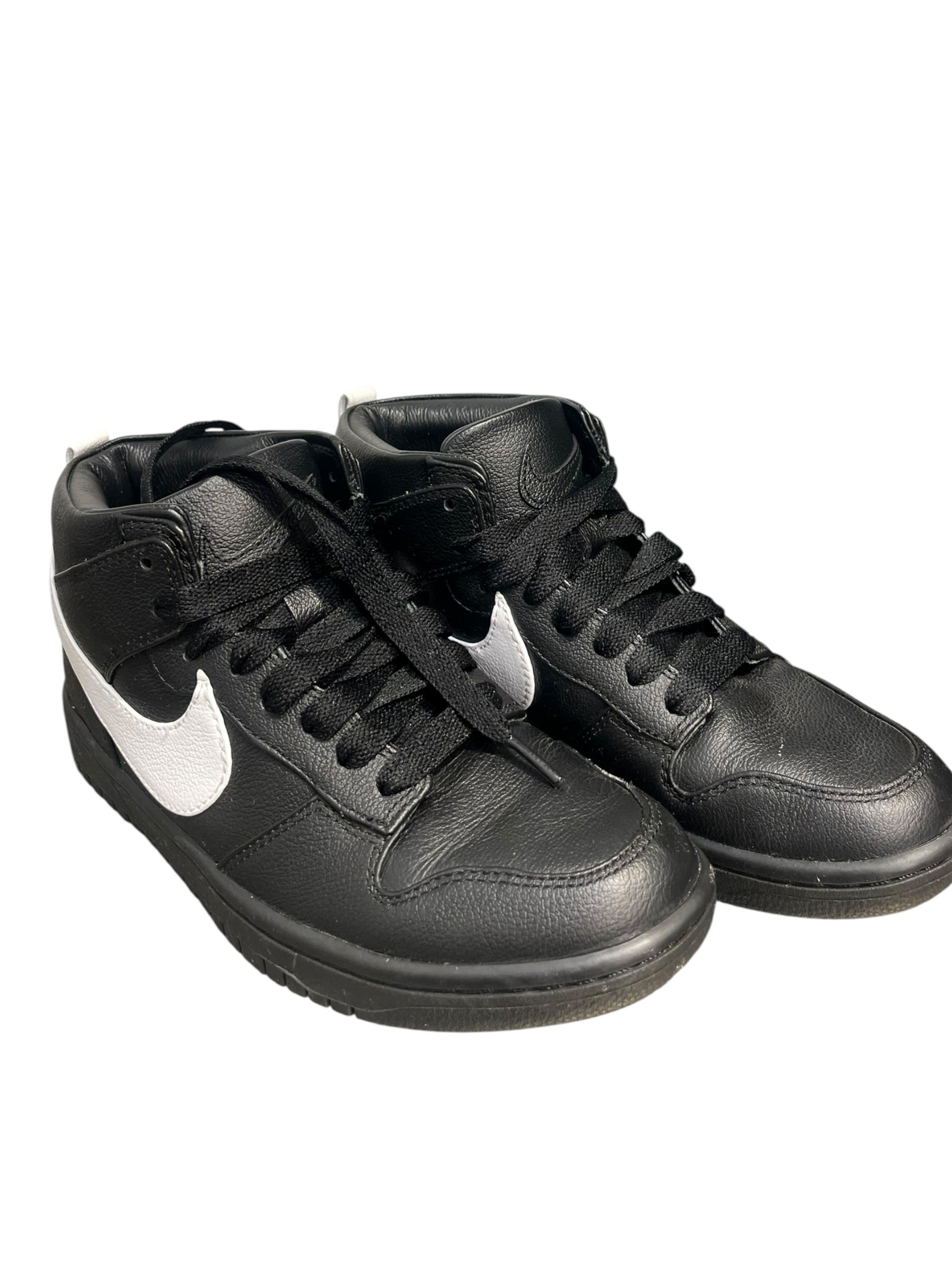 RICARDO TISCI /NIKE/Hi-Sneakers/US 6/Leather/BLK/COLLAB MID TOP view 1