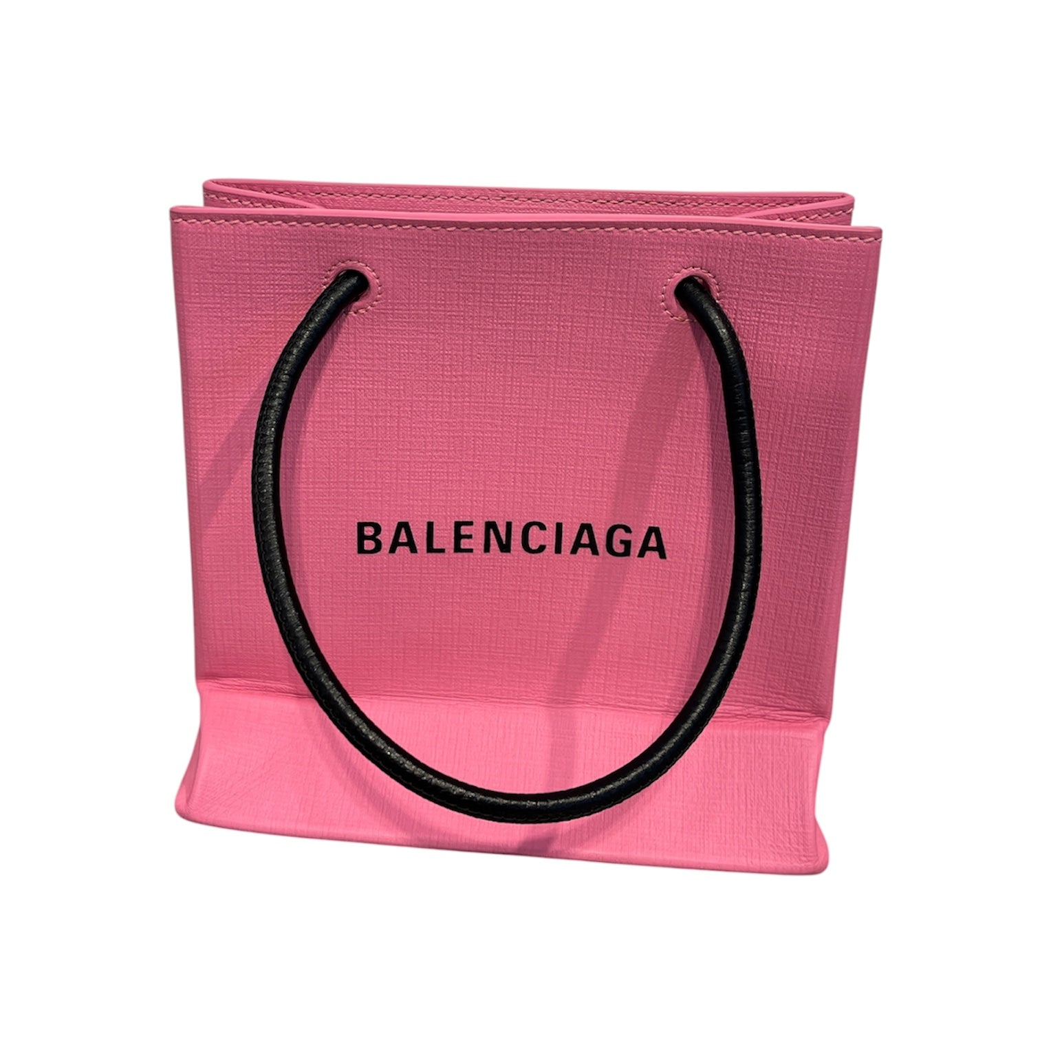 BALENCIAGA/Tote Bag/Leather/PNK/shopping bag view 1