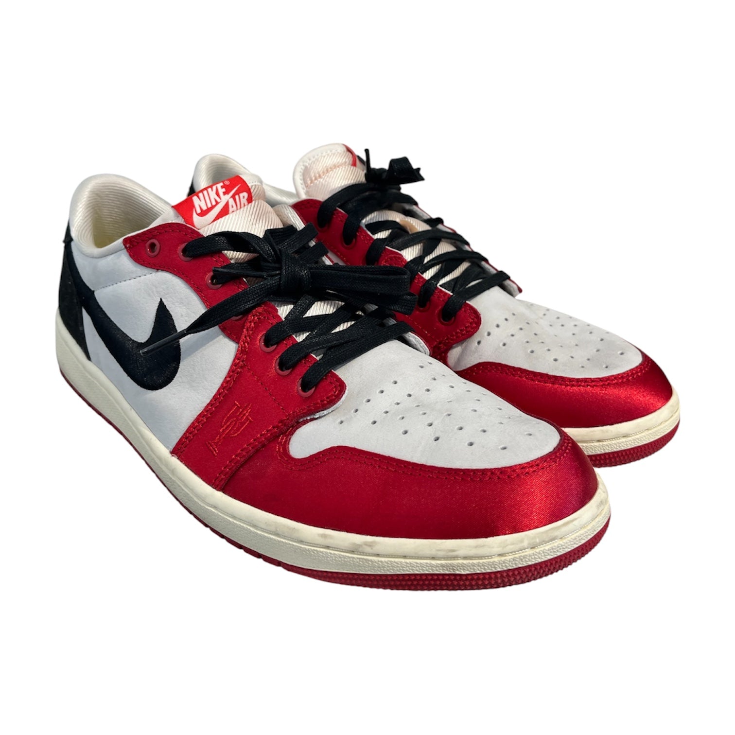 JORDAN BRAND/Low-Sneakers/US 12/Leather/RED/jordan 1 low trophy room view 1